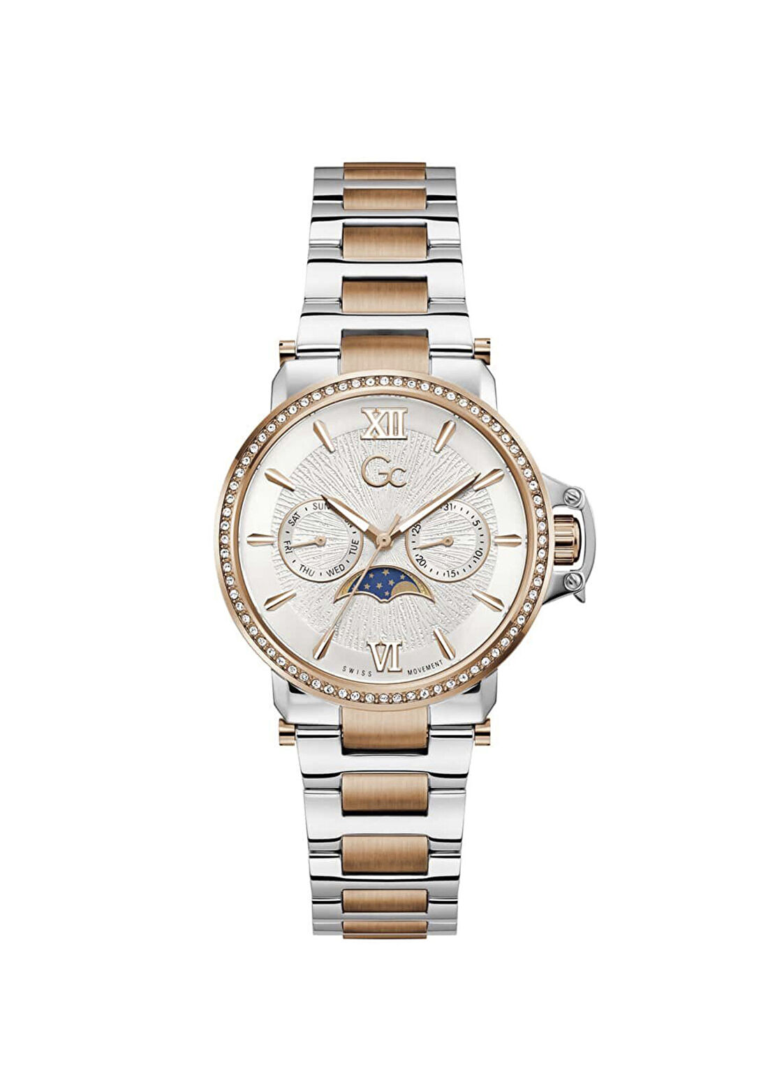 GCZ69002L1 Metalik Gri Rose Gold Çelik Kadın Kol Saati
