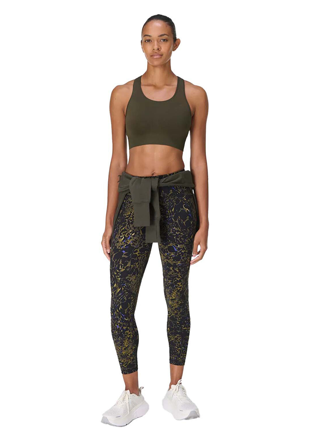 Sweaty Betty Power Workout Leggings Yeşil Kadın Spor Tayt