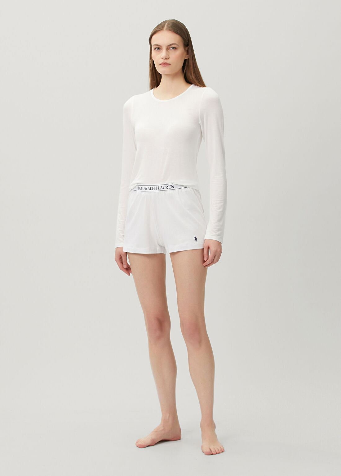 Polo Ralph Lauren-Lingerie Beyaz Pijama Altı