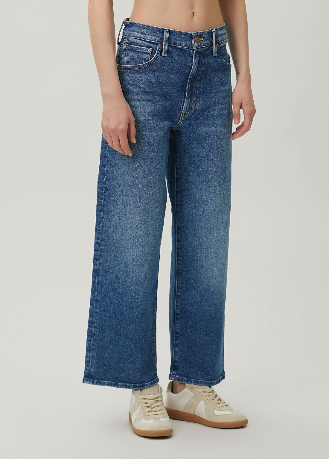 Mother Koyu Mavi Jean Pantolon görsel 3