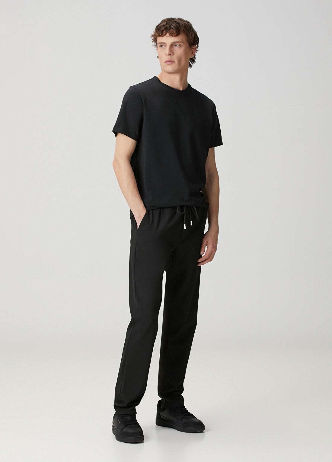 Academia Siyah Basic T-shirt görsel 3