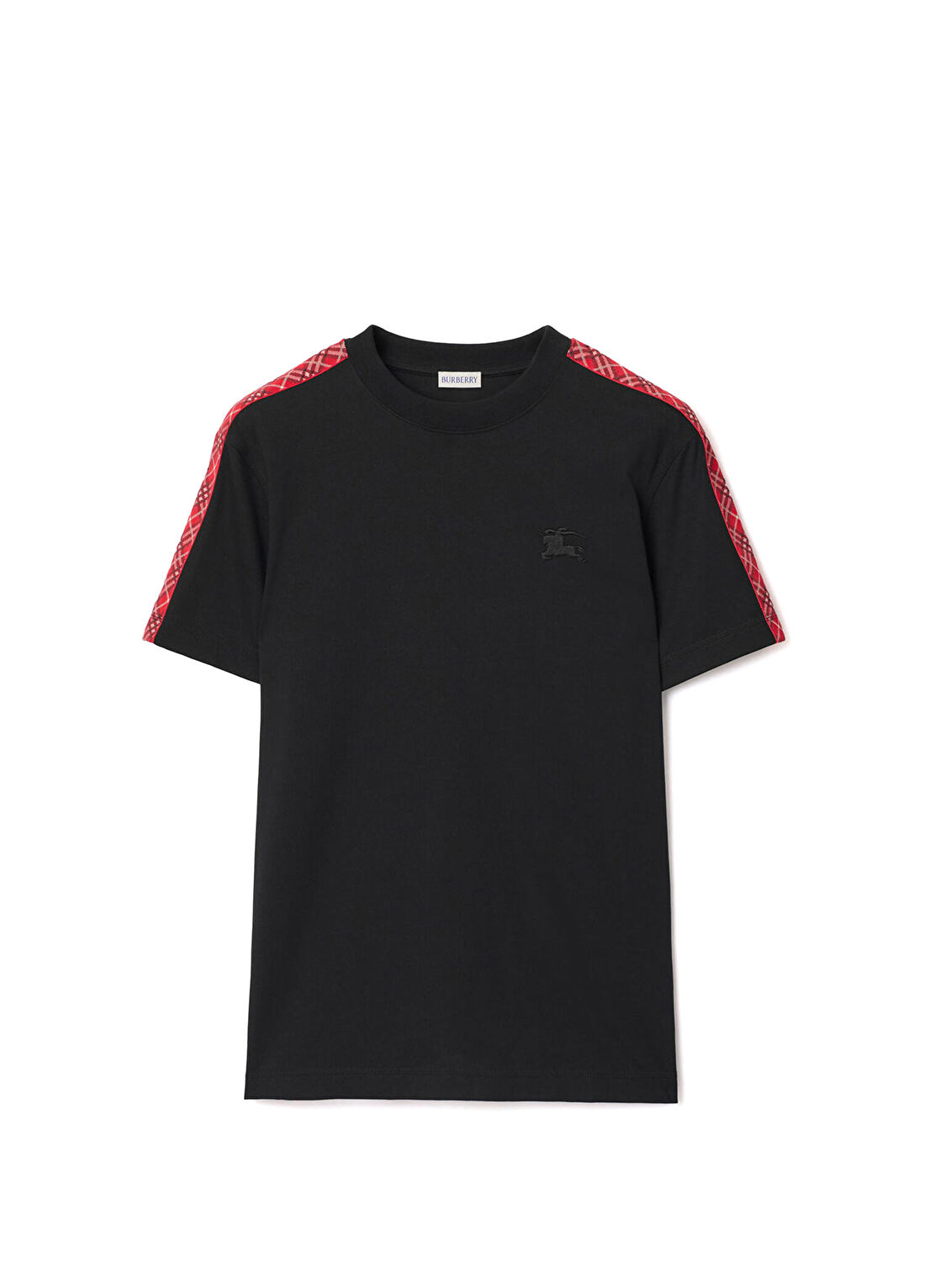 Burberry Seth Siyah Pamuklu Kısa Kollu Erkek T-Shirt