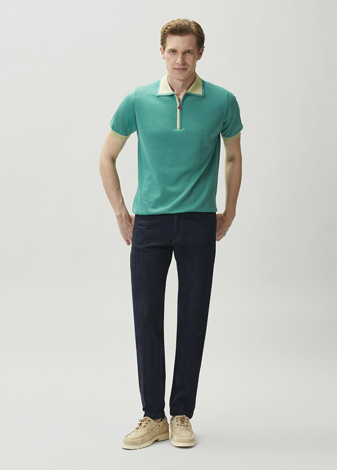 Kiton Mavi Jean Pantolon