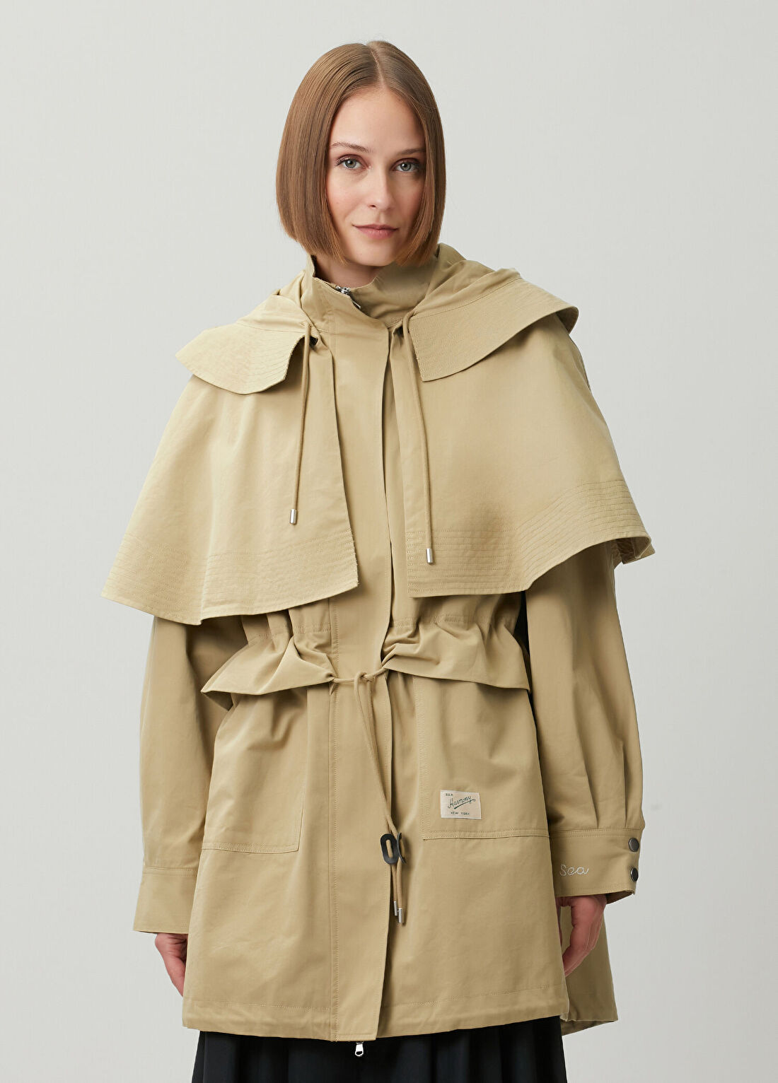 Sea Odessa Camel Kapüşonlu Ceket
