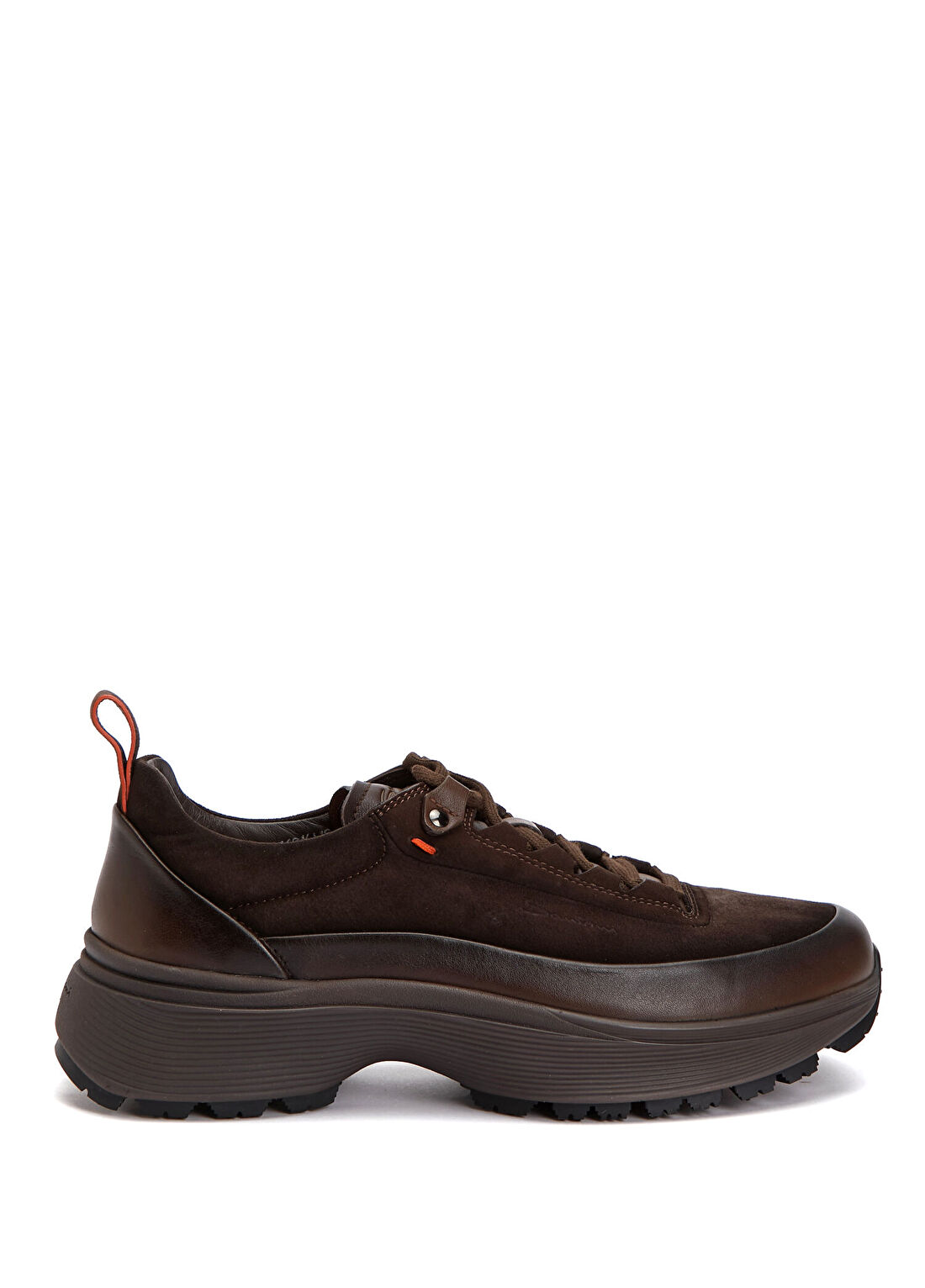Santoni Sport Easy Bounce Kahverengi Erkek Nubuk Sneaker