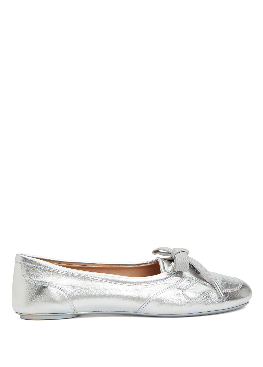 Gianvito Rossi Silver Deri Babet