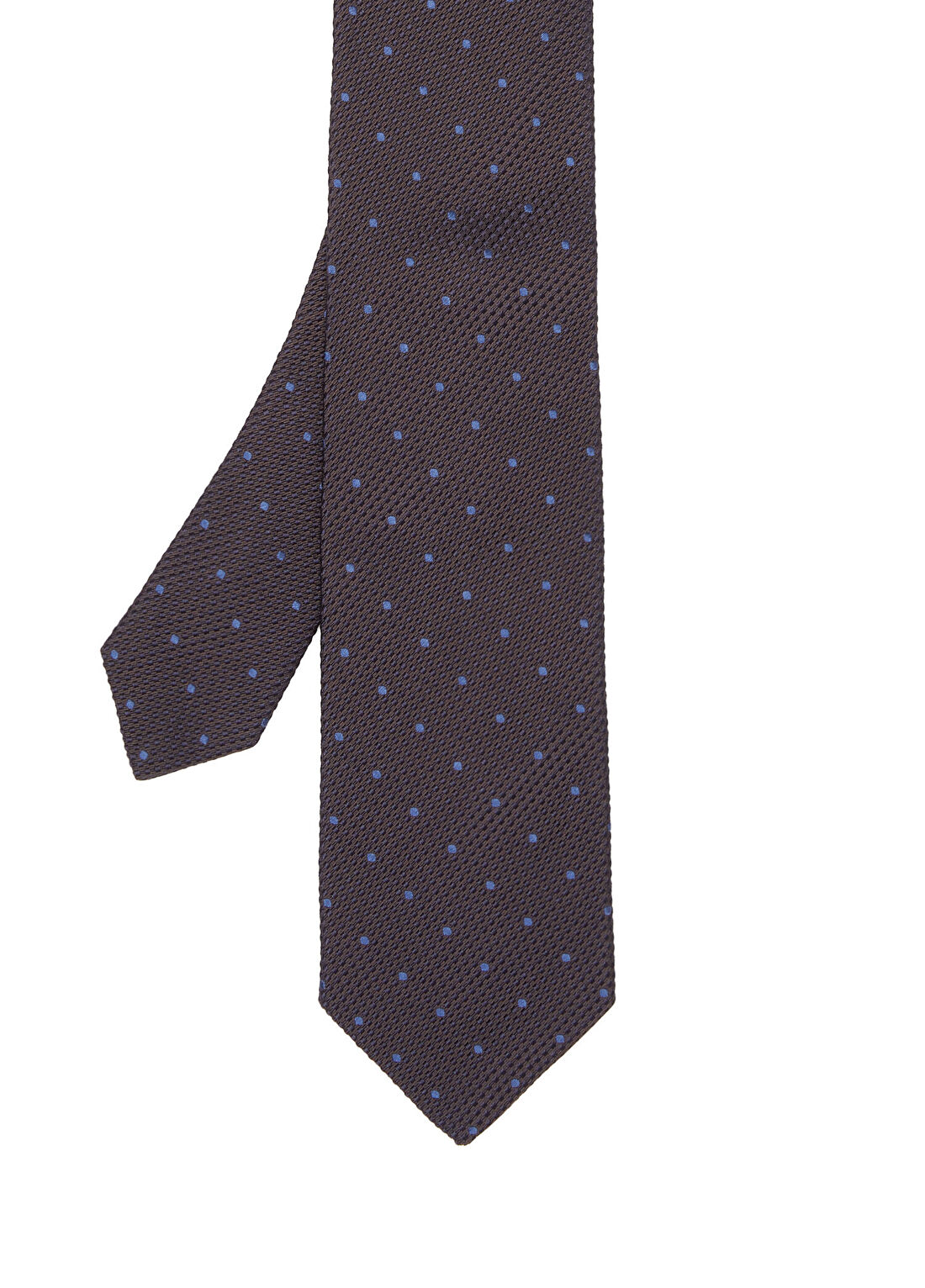 Beymen Collection Lacivert Puantiyeli İpek Kravat
