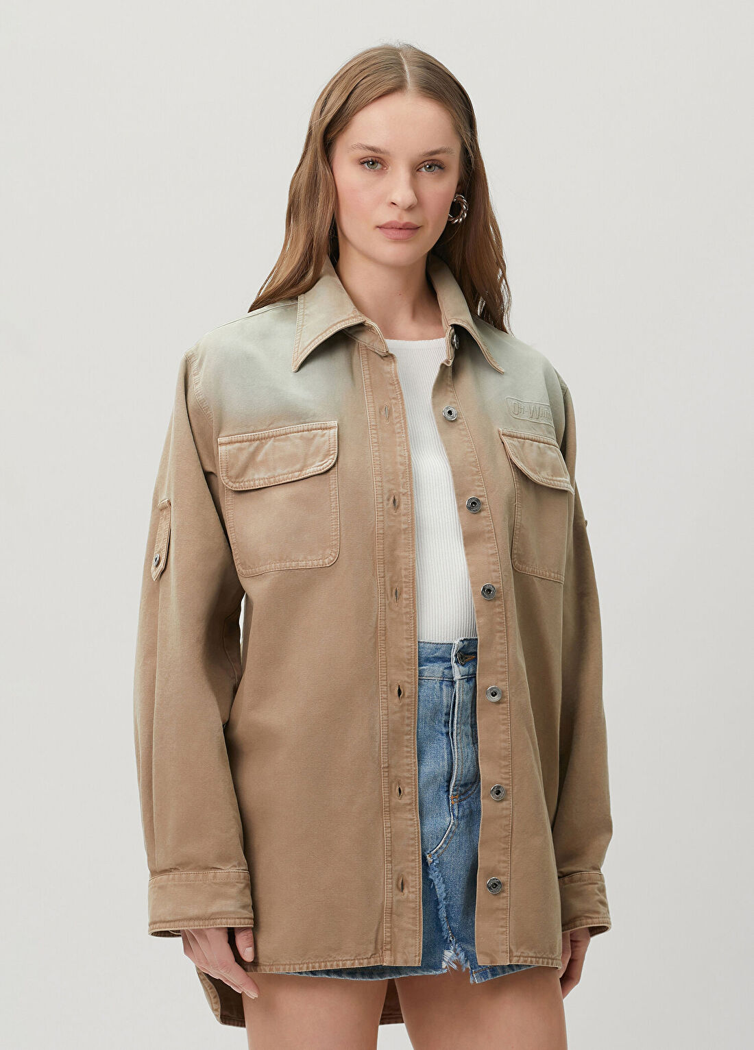 Off-White Bej Ceket