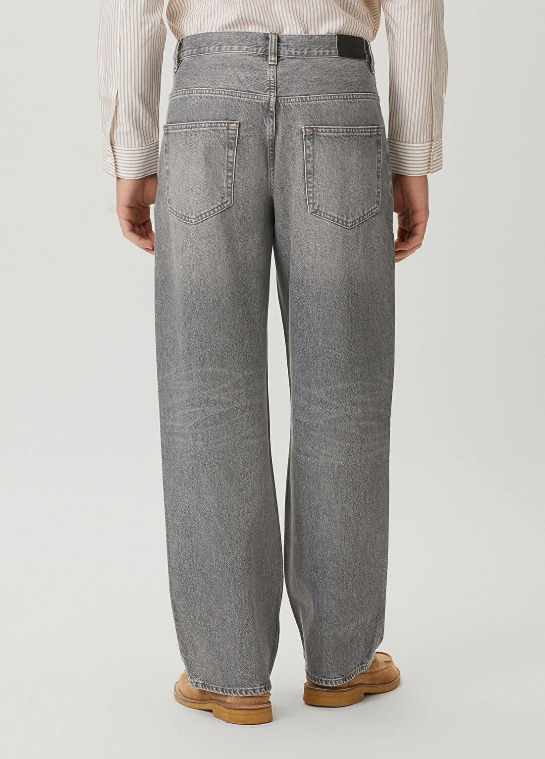 Frame Denim Açık Gri Jean Pantolon görsel 3