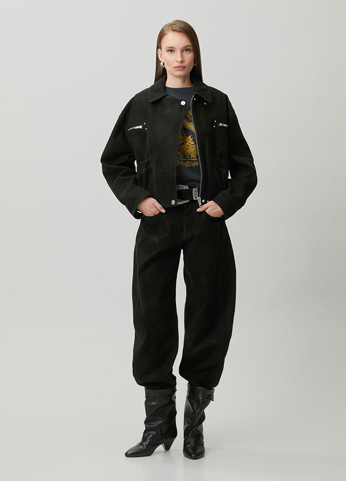 Marant Etoile Belky Siyah Pantolon