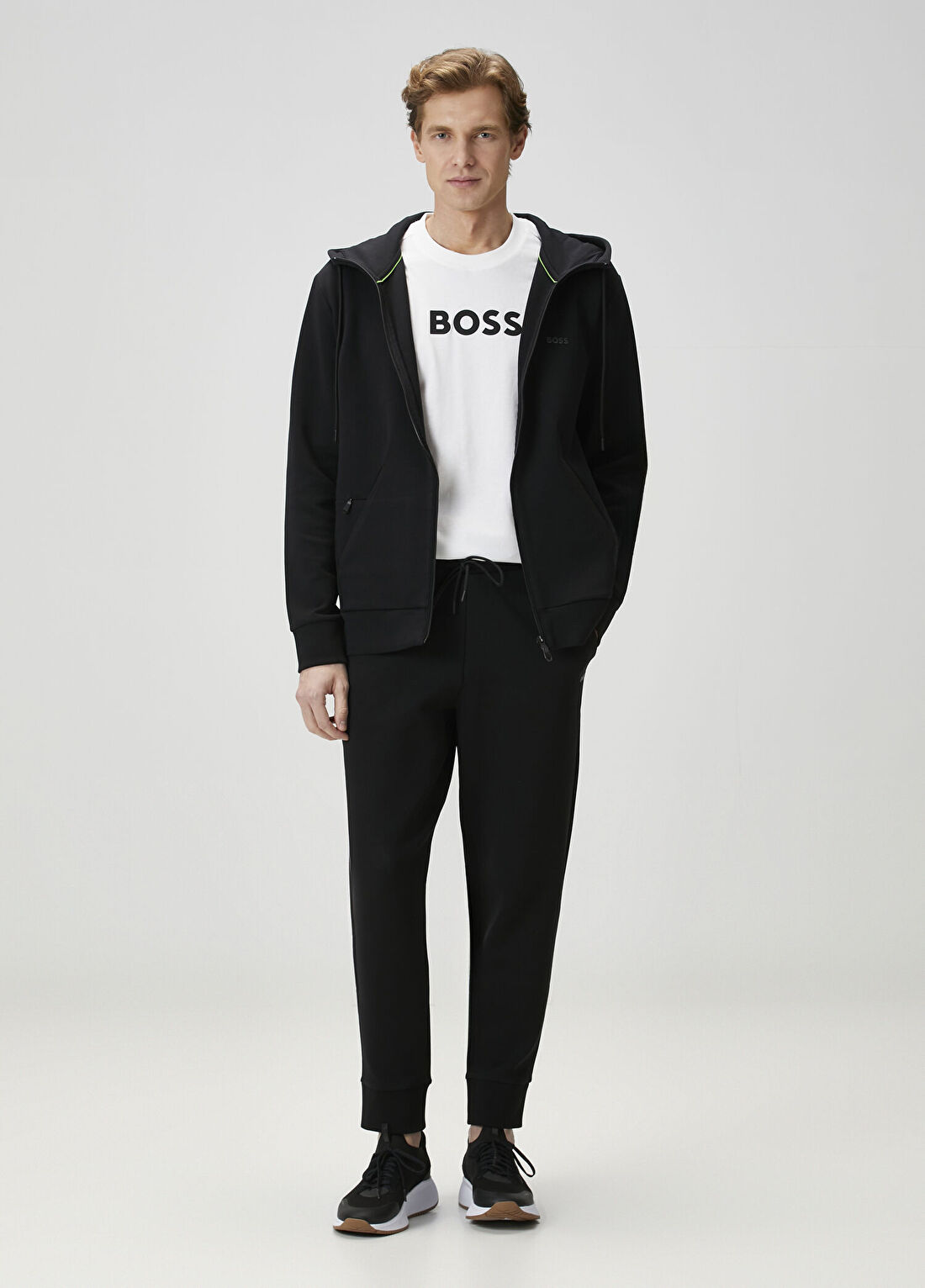 Boss Beyaz T-shirt görsel 2