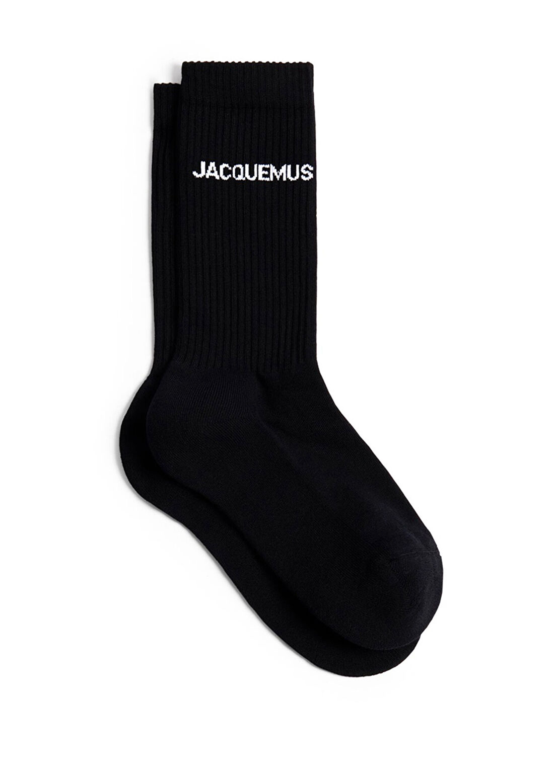 Jacquemus Siyah Logo Jakarlı Kadın Çorap