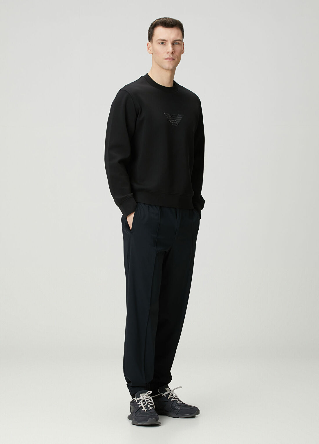 Emporio Armani Siyah Sweatshirt görsel 2