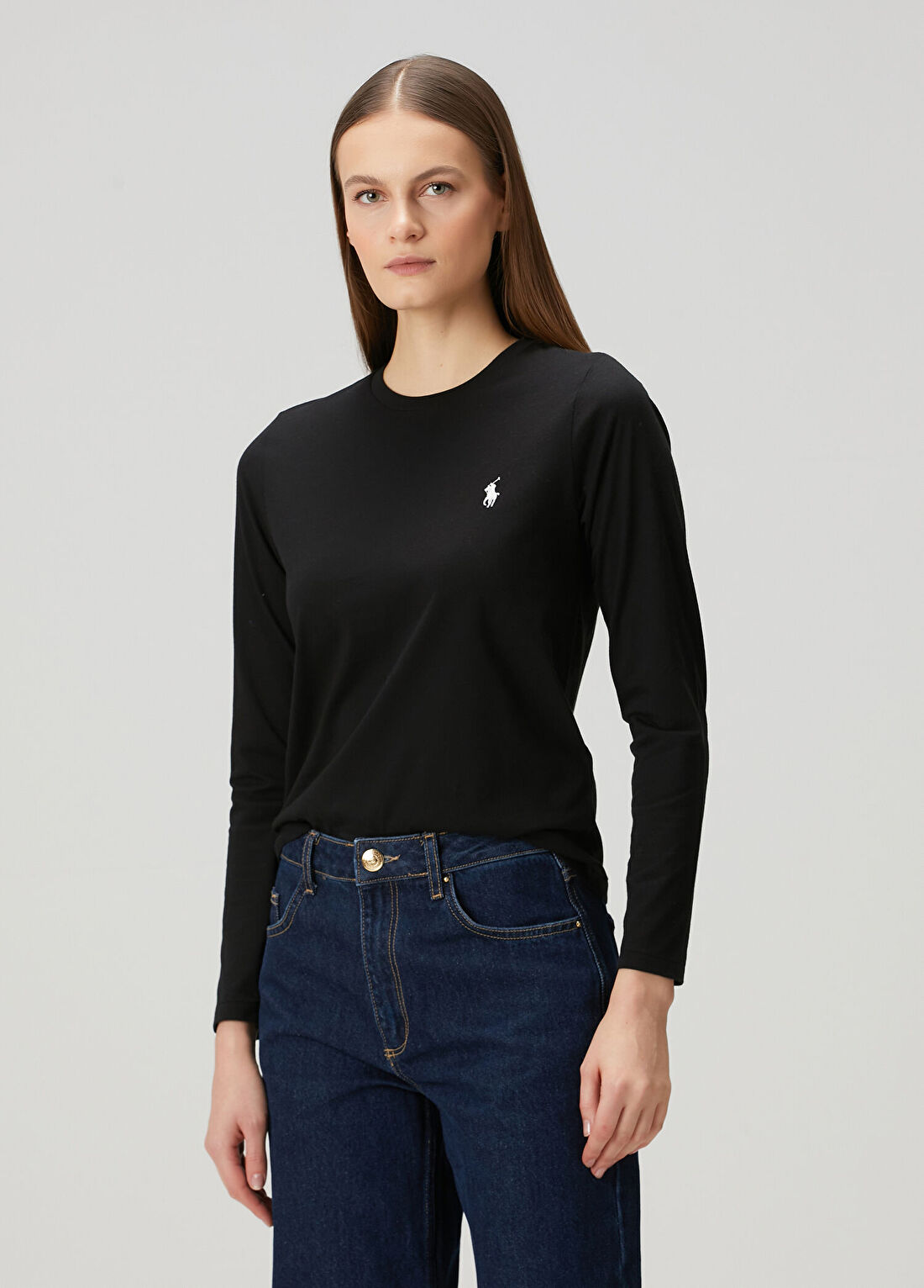 Polo Ralph Lauren Siyah Uzun Kol T-shirt