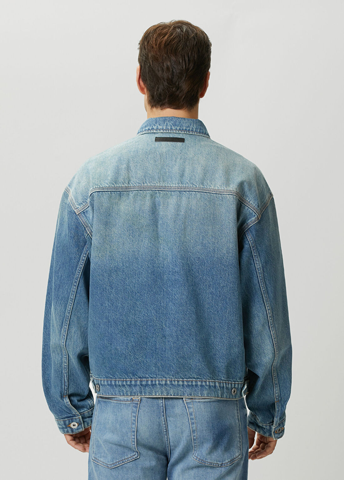 7 For All Mankind Relaxed Açık Mavi Denim Ceket görsel 4