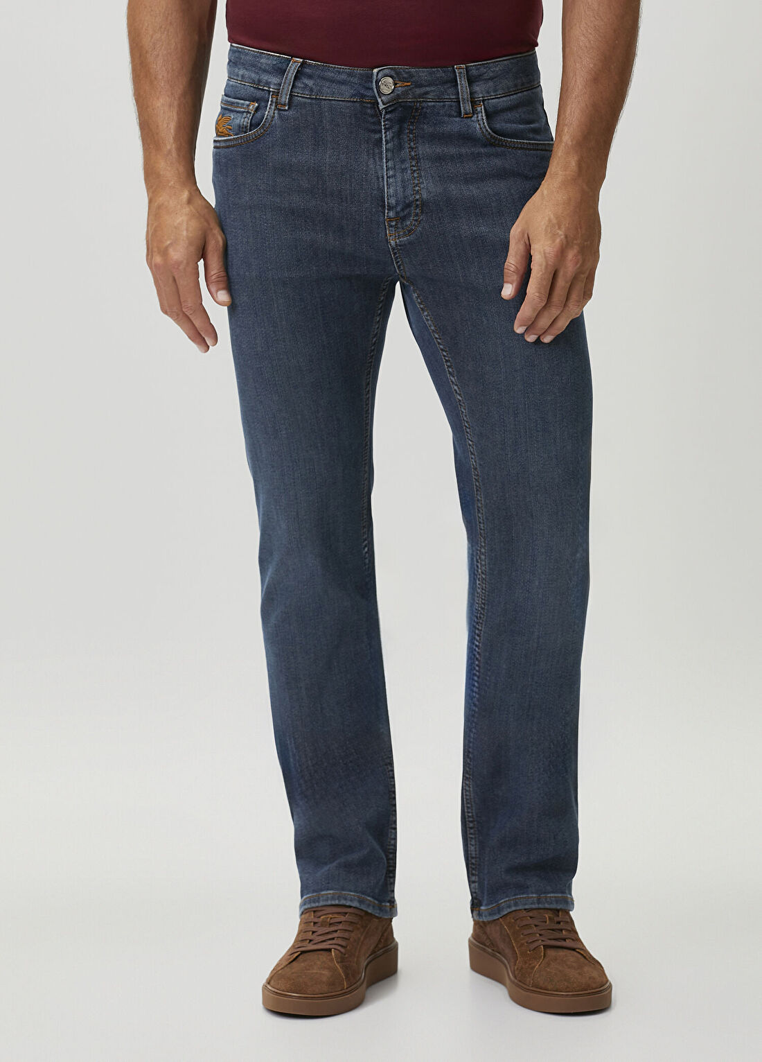 Etro Mavi Jean Pantolon görsel 2