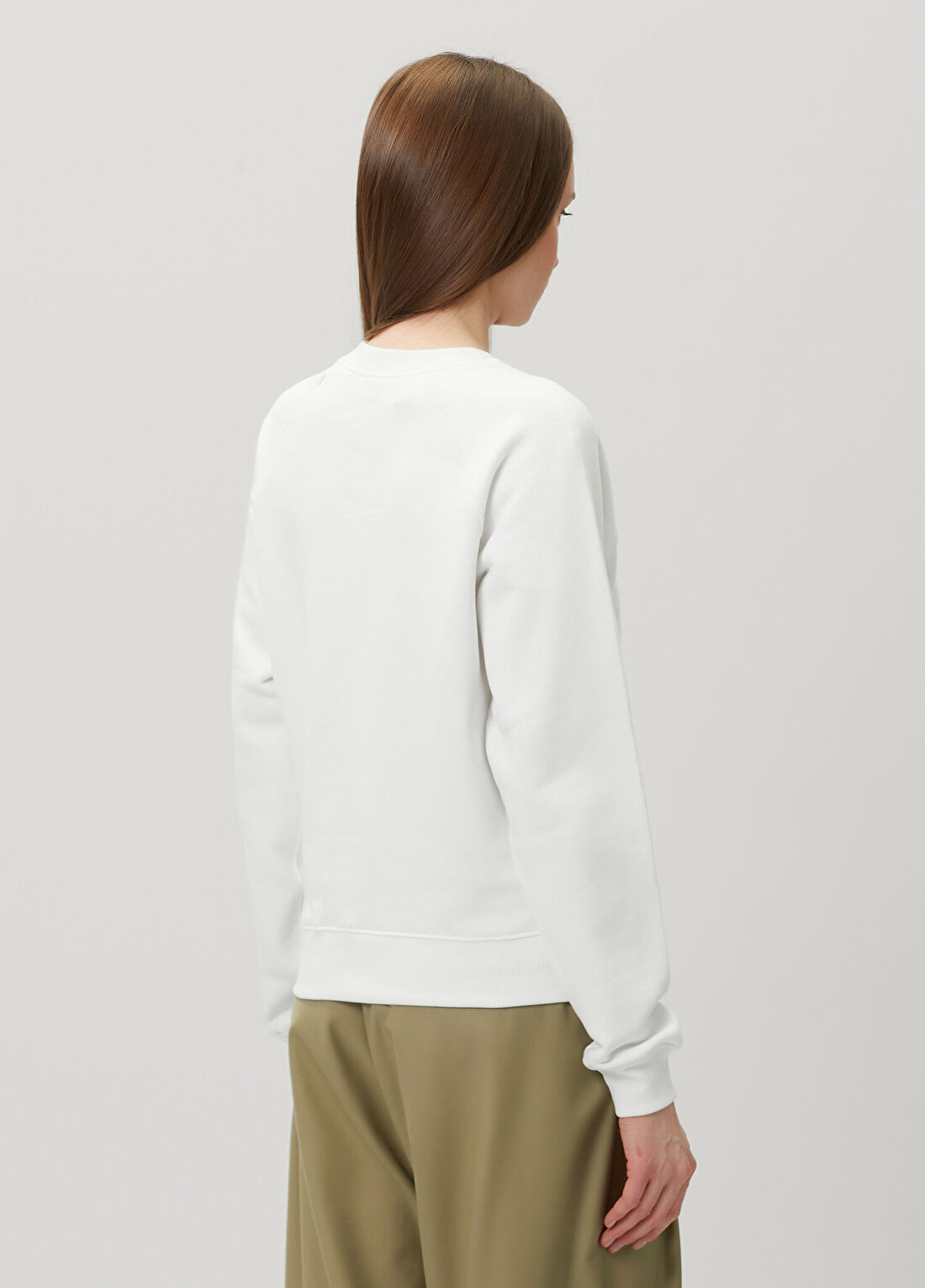 Kenzo Kırık Beyaz Logo Nakışlı Sweatshirt görsel 4