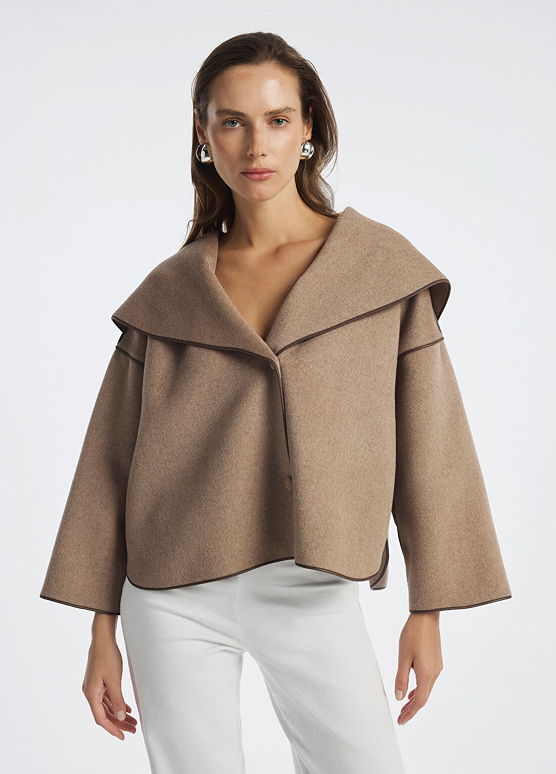 Salta Nordic Camel Alpaka Kadın Palto