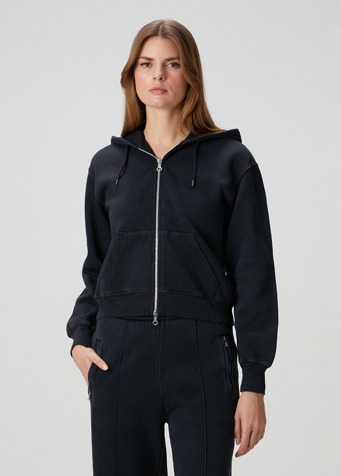 Our Legacy Siyah Kapüşonlu Fermuarlı Sweatshirt
