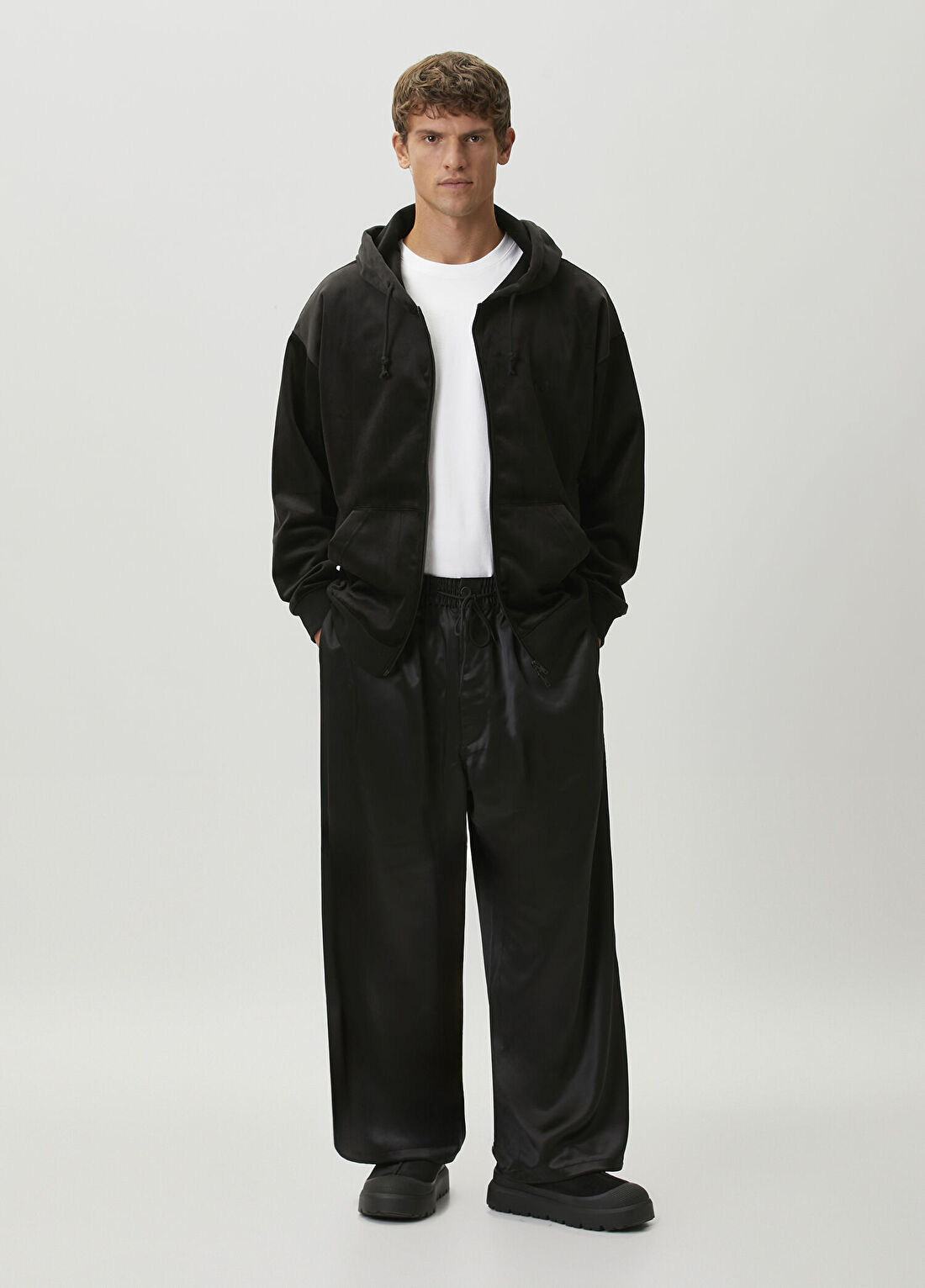 Y-3 Siyah Saten Pantolon