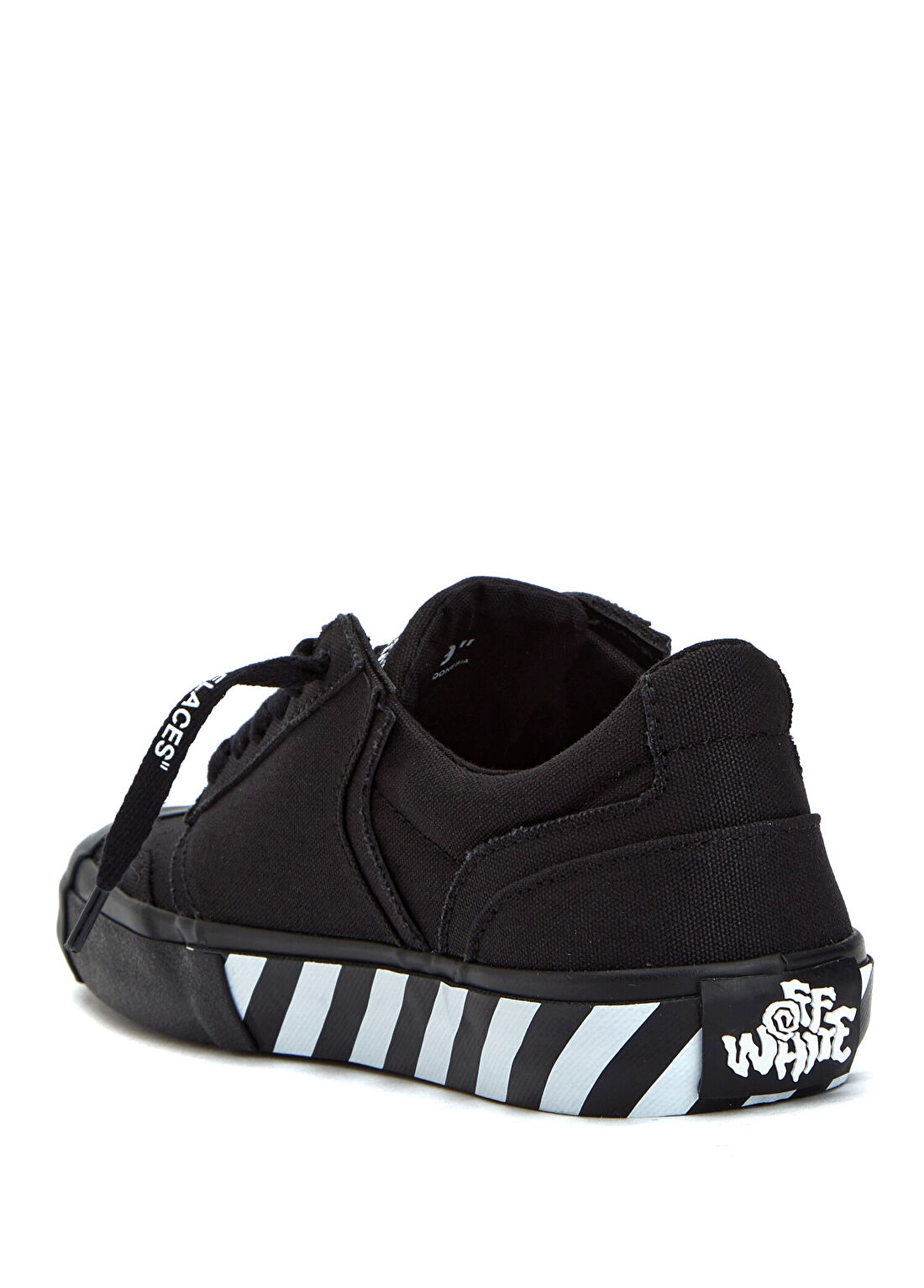 Off-White Vulc Siyah Kadın Kanvas Sneaker görsel 3