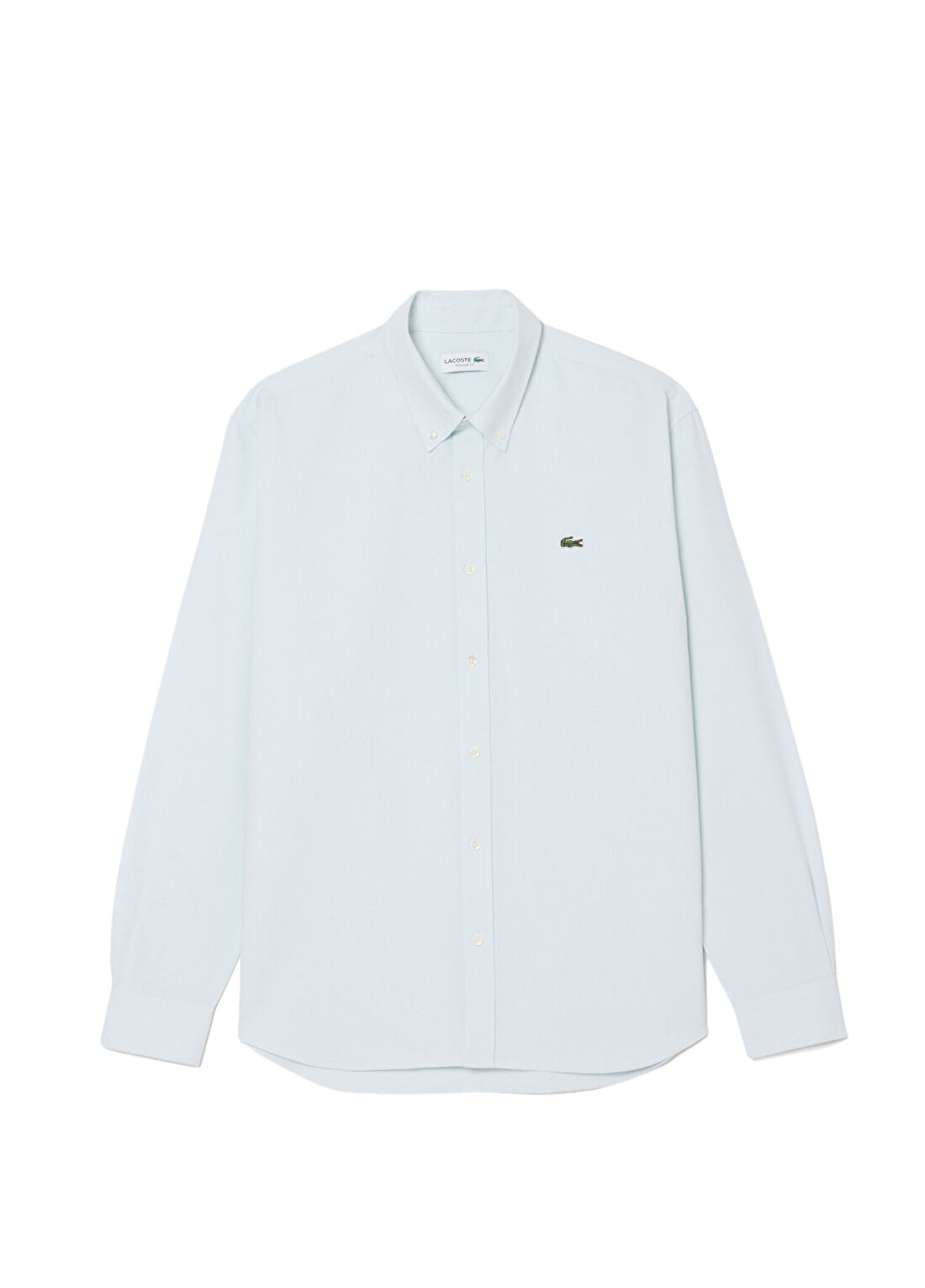 Lacoste Mavi Regular Fit Düğmeli Yaka Uzun Kollu Erkek Gömlek