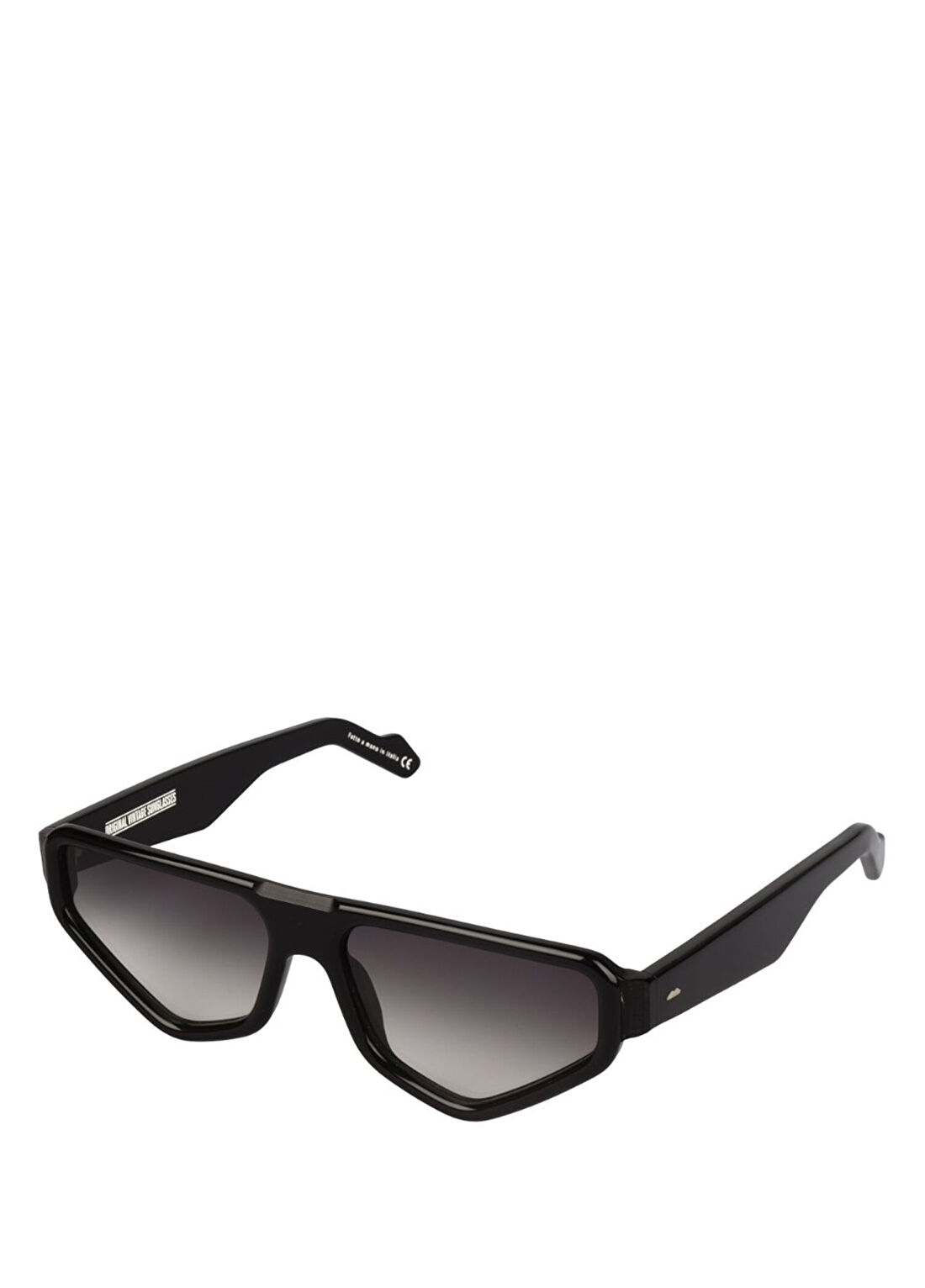Original Vintage Sunglasses Zeroclub ZC 04 Black Asetat Unisex Güneş Gözlüğü