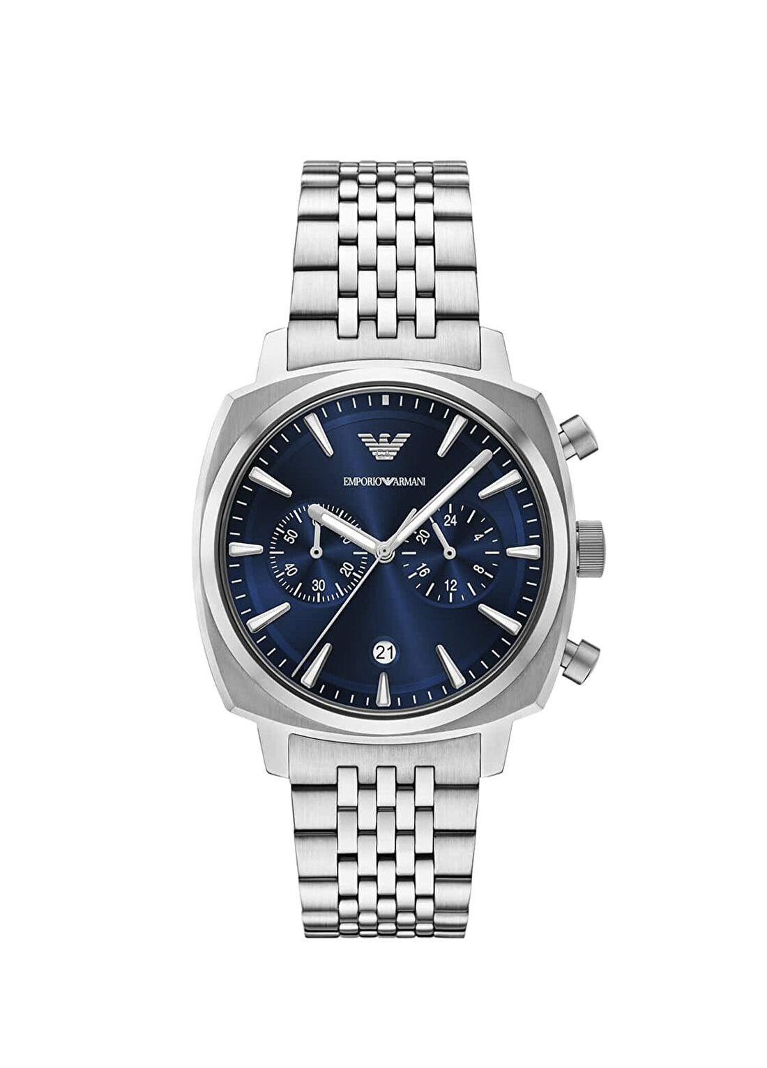 Emporio Armani AR11688 Metalik Gri Çelik Erkek Kol Saati