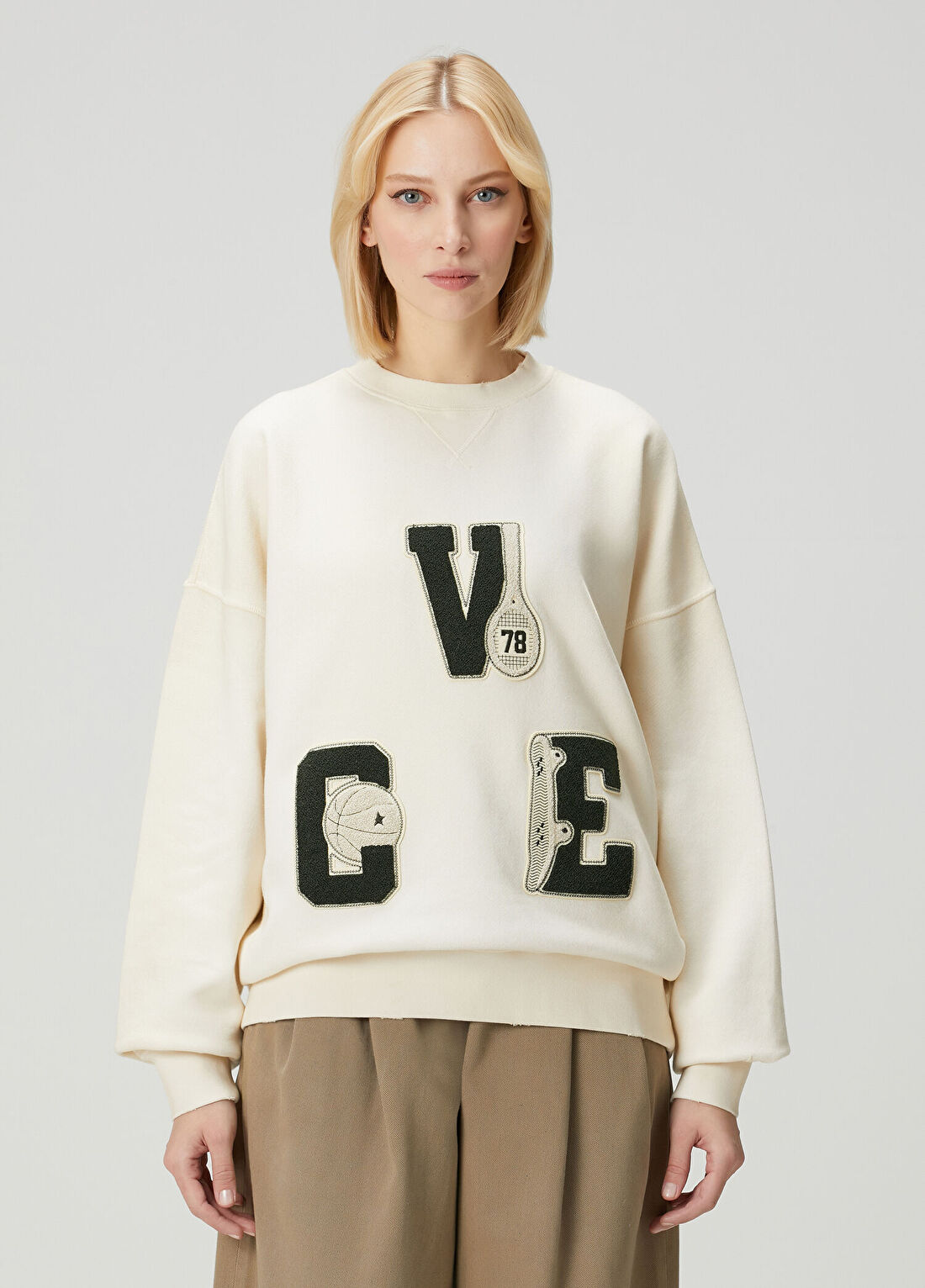 Golden Goose Krem Sweatshirt