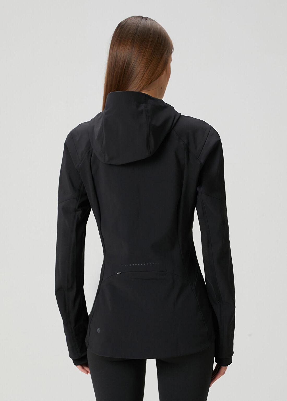 lululemon Cross Chill Performans Siyah Yağmurluk görsel 4