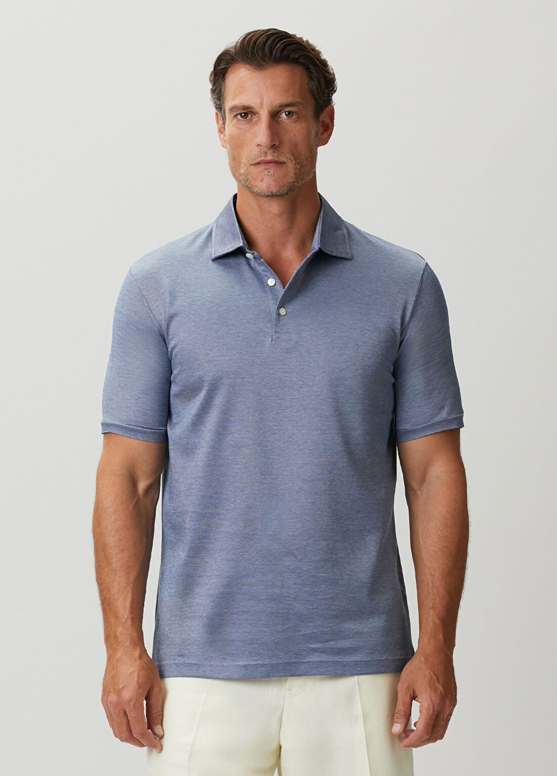 Eton Koyu Mavi Polo Yaka T-shirt