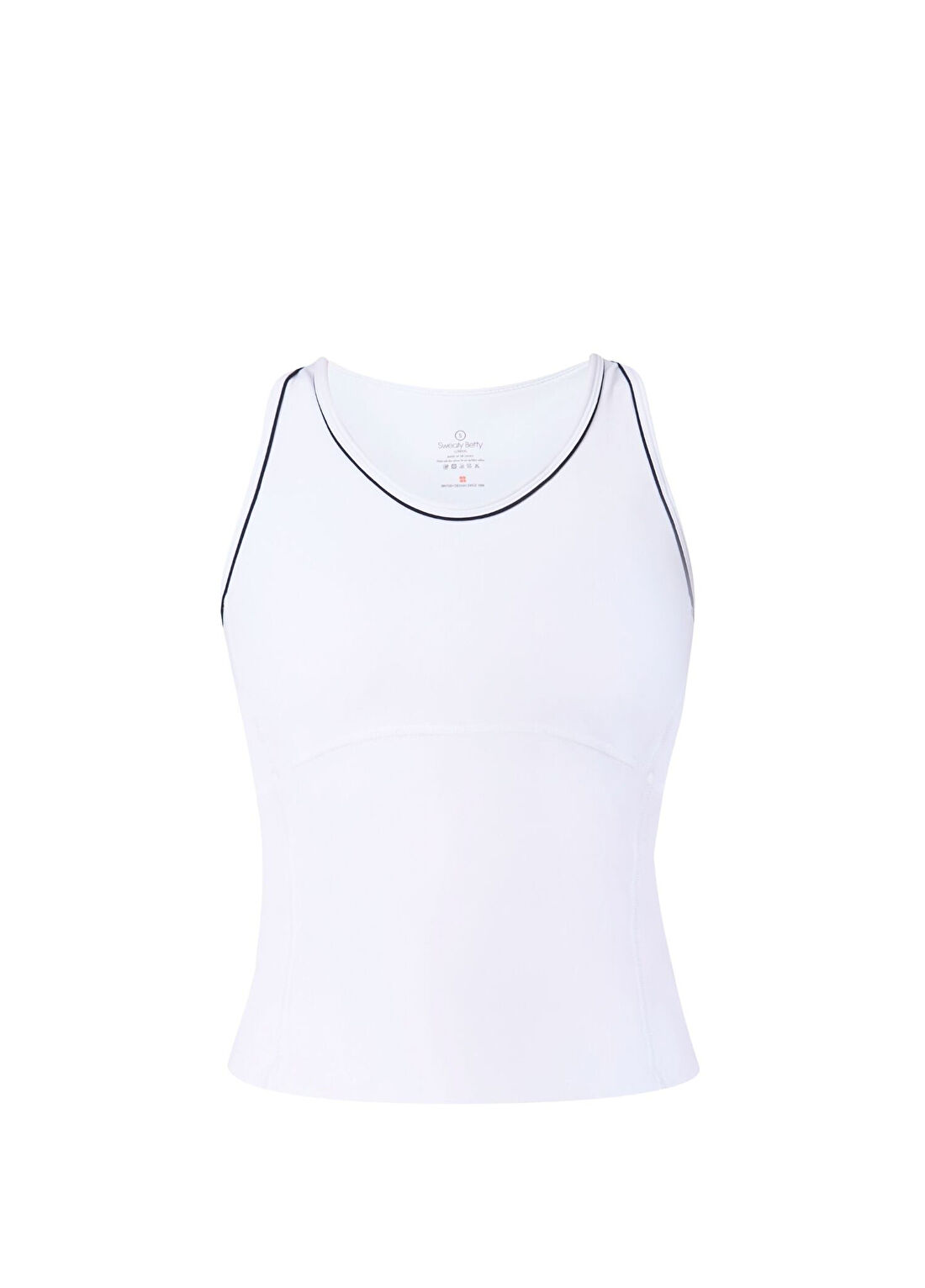 Sweaty Betty Pro Racket Power Tank Top Beyaz Kadın Spor Atlet