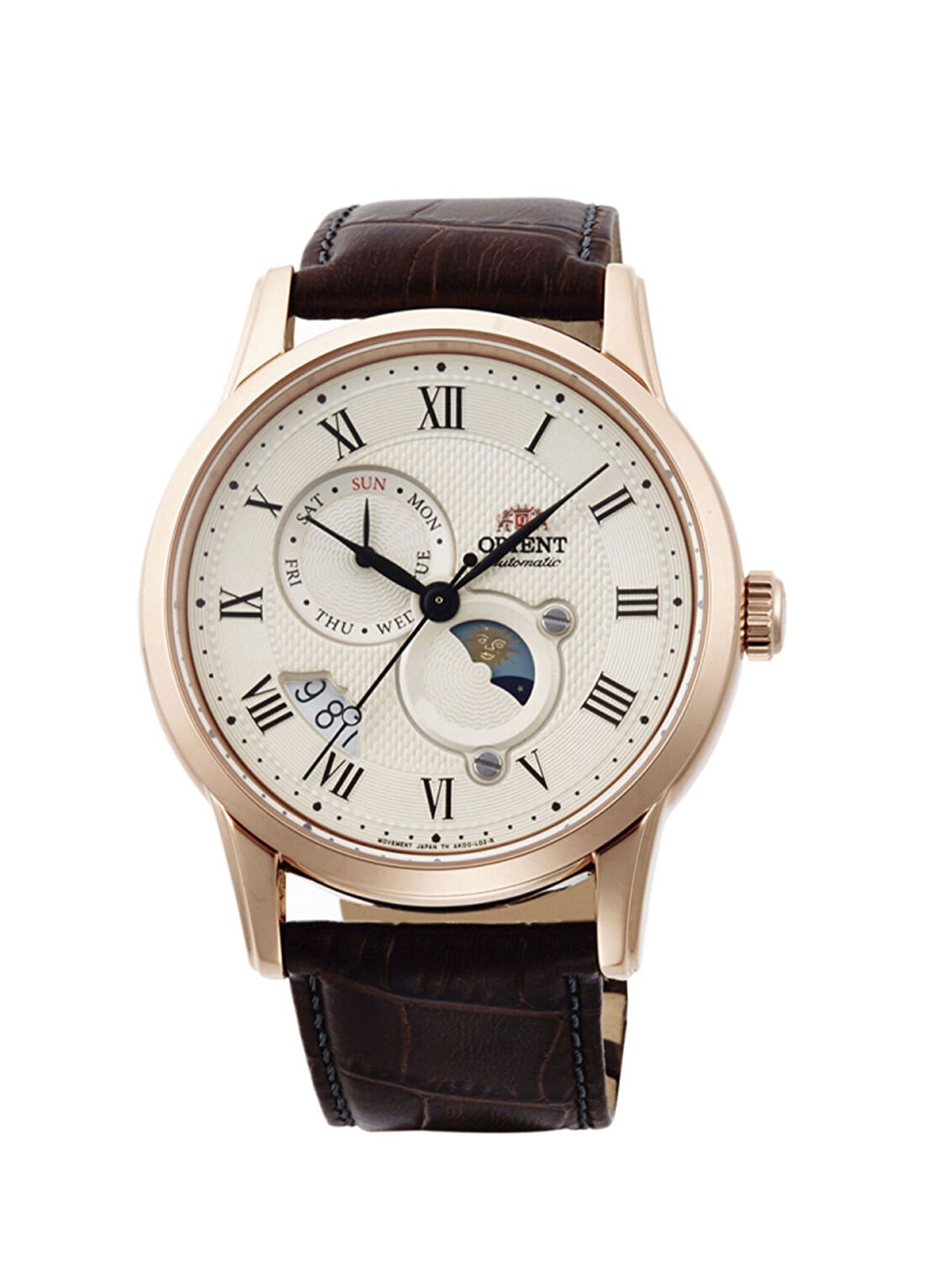 Orient RA-AK0007S30B Kahverengi Deri Erkek Kol Saati