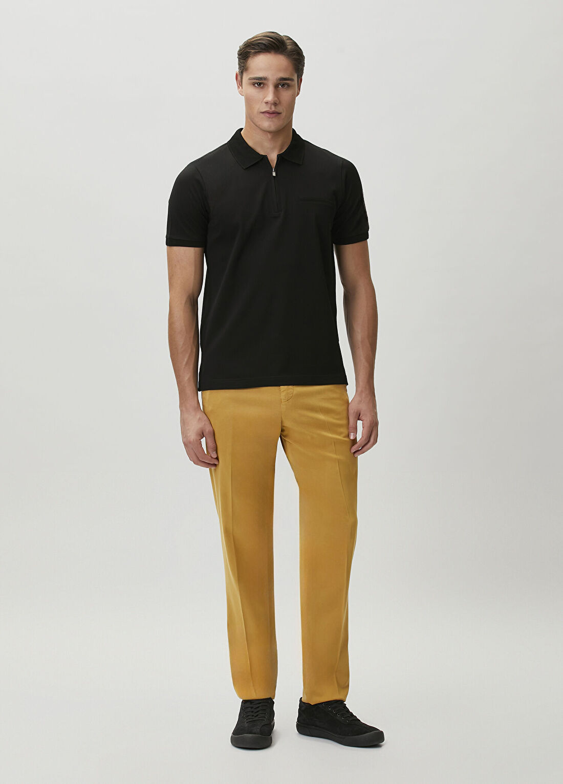 Kiton Sarı Beli Kordonlu Pantolon
