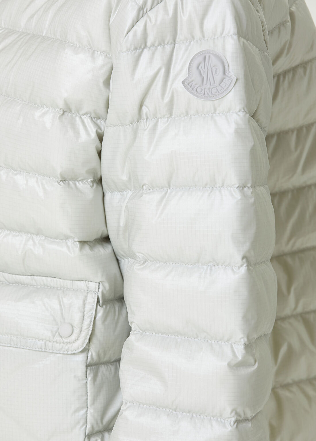 Moncler Morelans Gri Puff Mont görsel 4