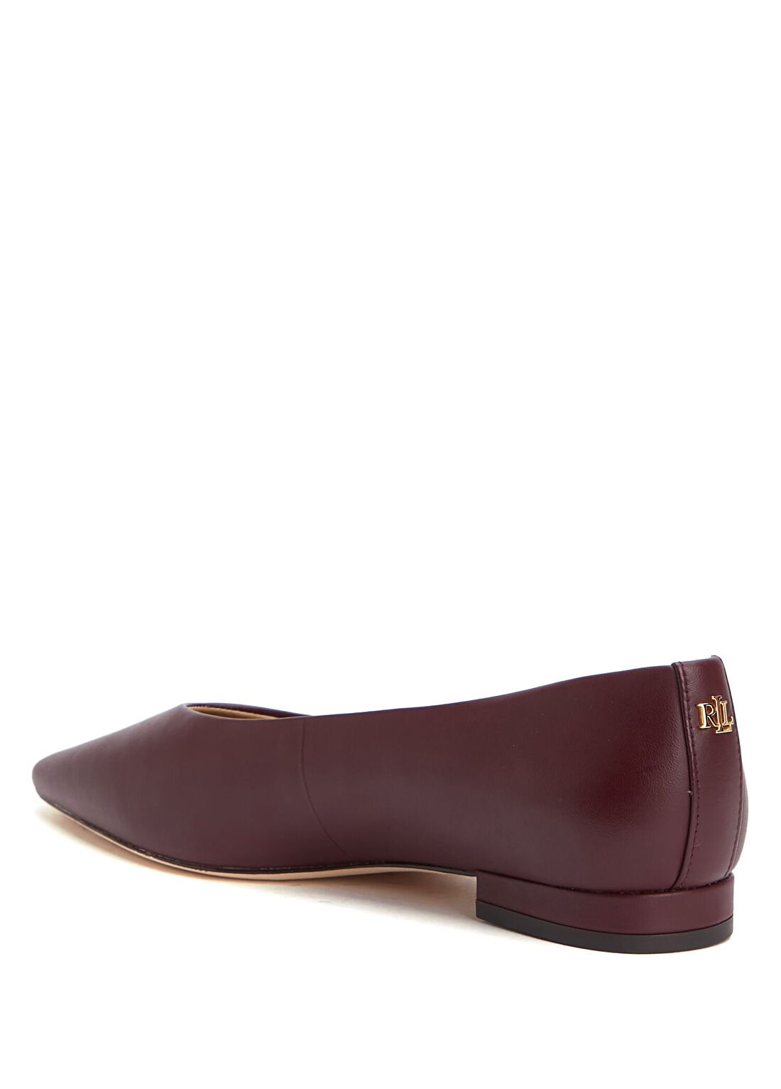 Lauren Ralph Lauren Bordo Deri Babet görsel 3