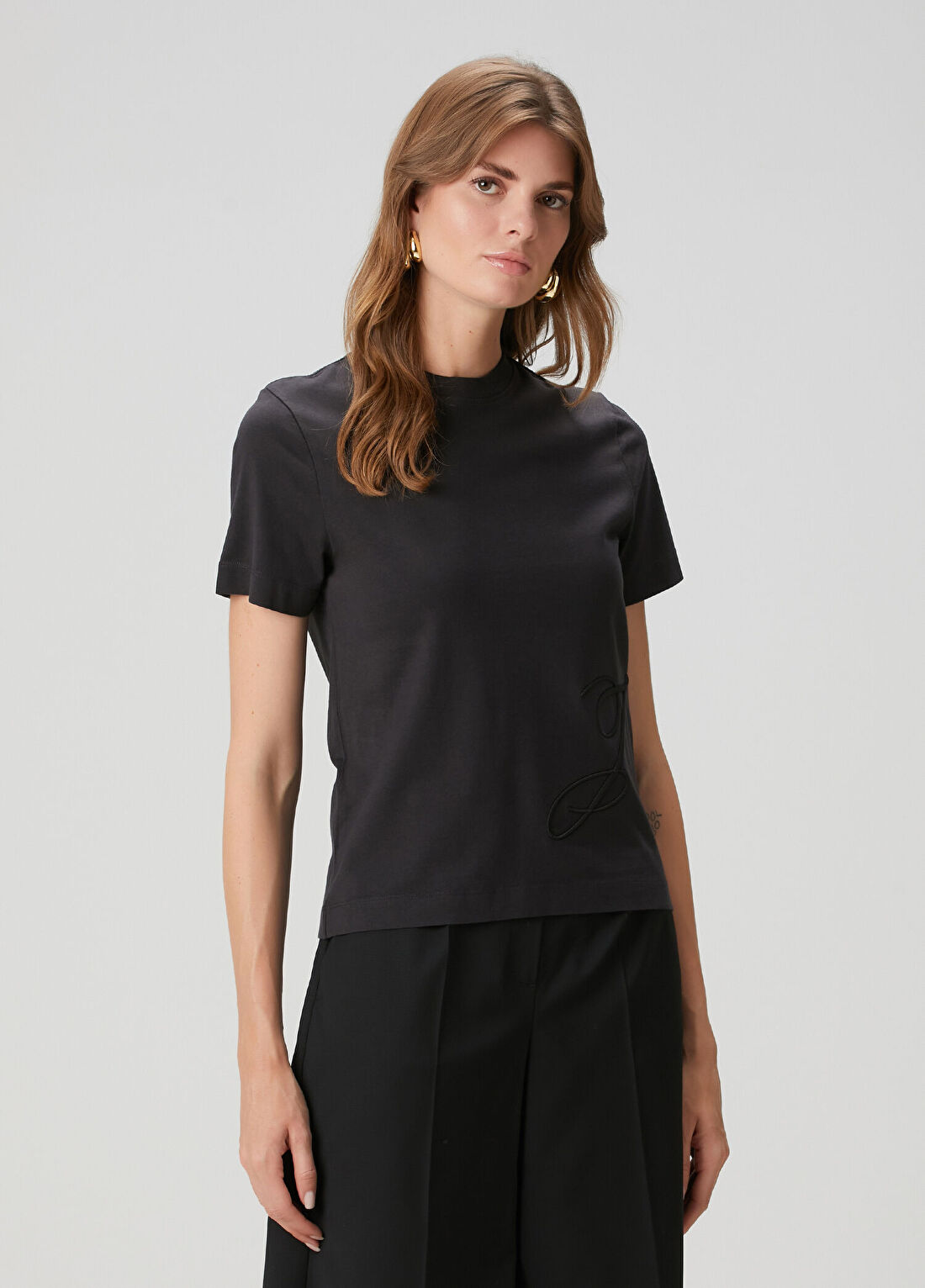 Jacquemus Koyu Lacivert T-shirt