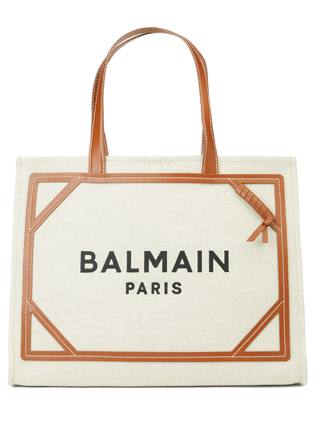 Balmain B-Army 42 Tote Bej Kahverengi Kadın Çanta
