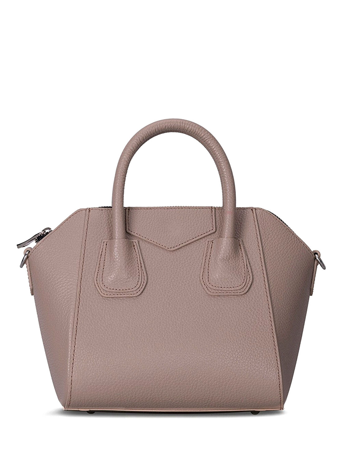 Bloominbag Aria Mink Taupe Vizon Deri Küçük Boy Kadın Omuz Çantası