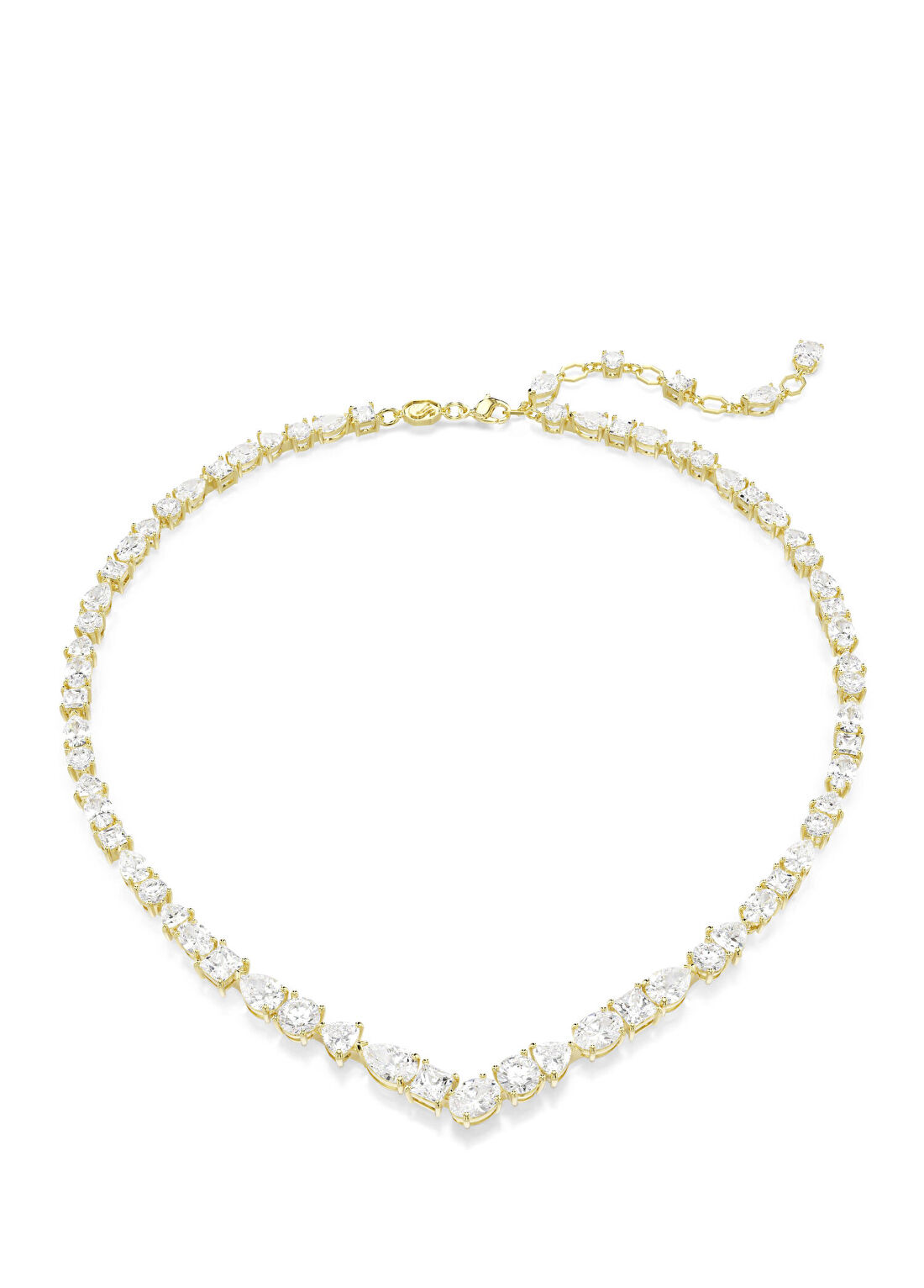Swarovski Mesmera Beyaz Altın Rengi Kaplama Kadın Kolye