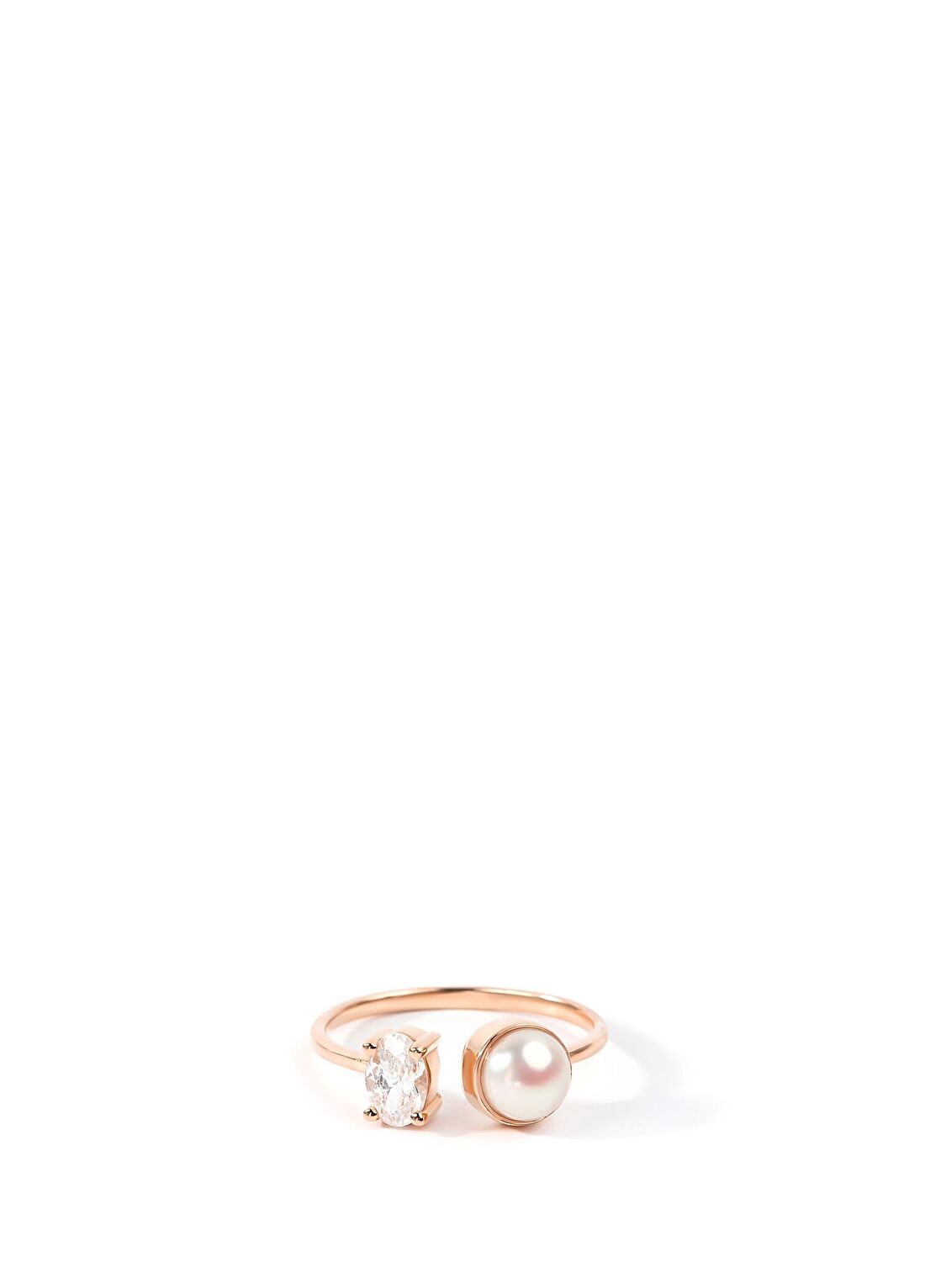 The Anoukis Melody Ring 14 Ayar Rose Gold Kadın Altın Yüzük