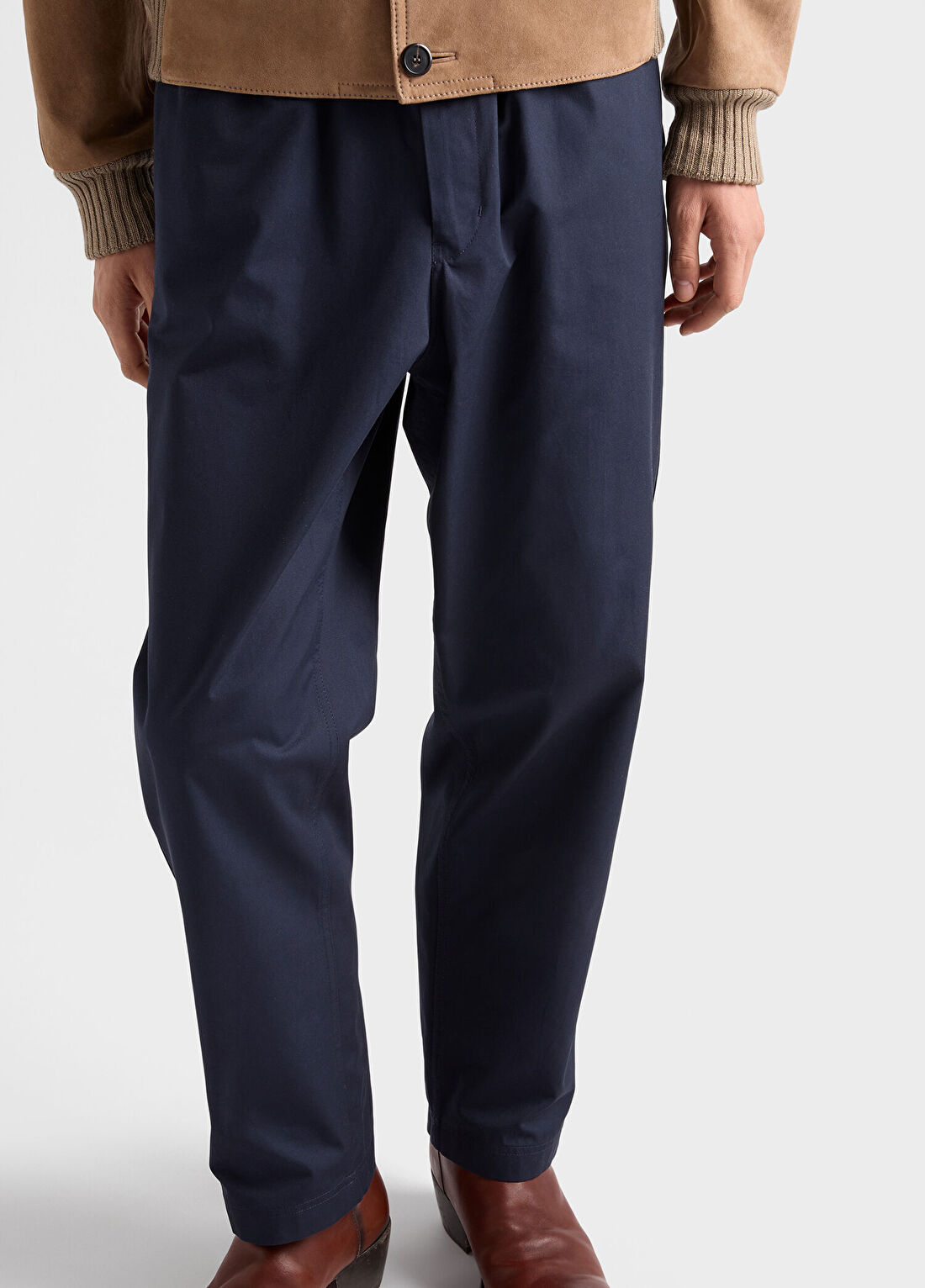 Prada Mavi Pamuklu Erkek Klasik Pantolon görsel 4