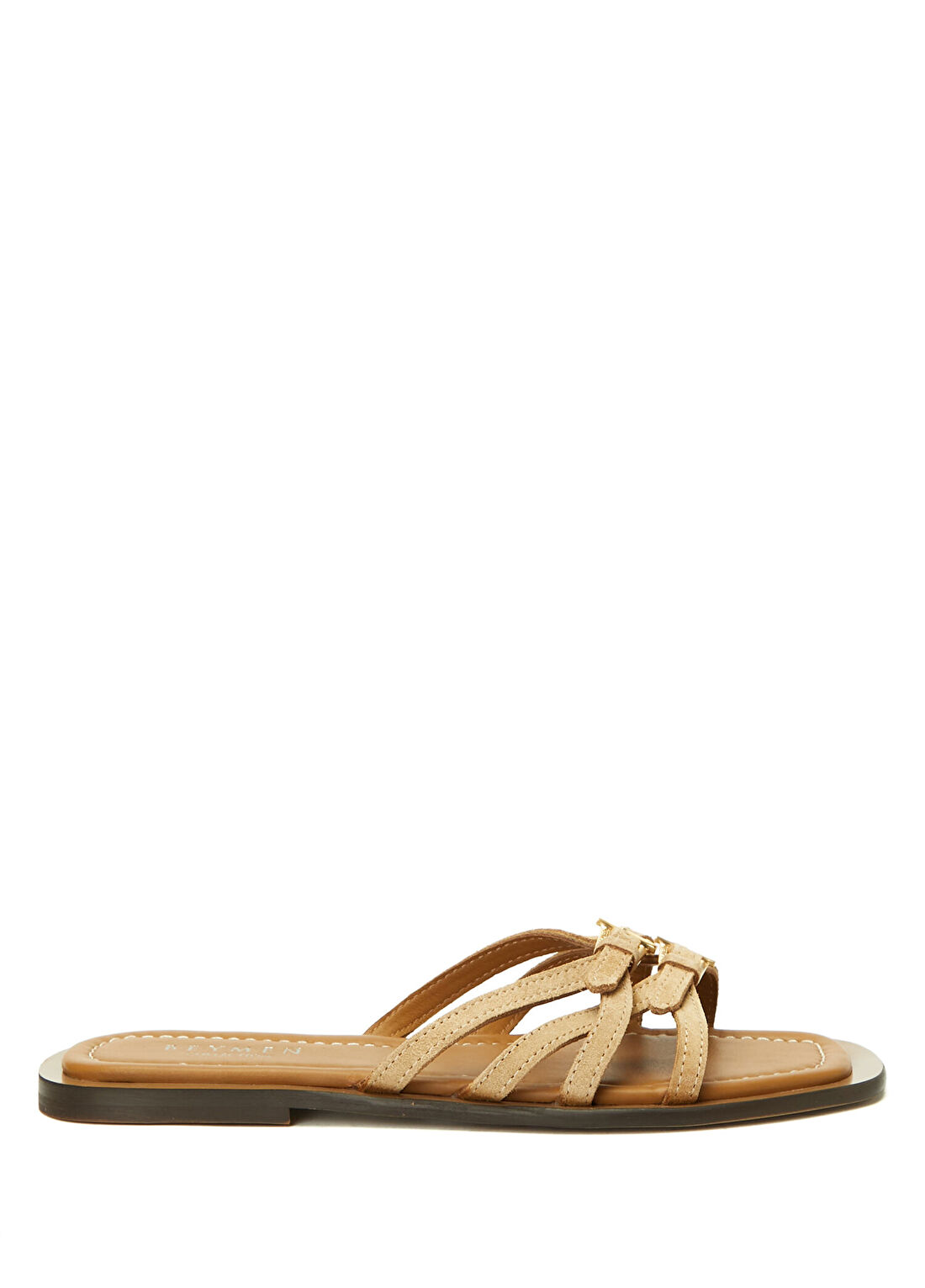 Beymen Collection Camel Kadın Deri Terlik