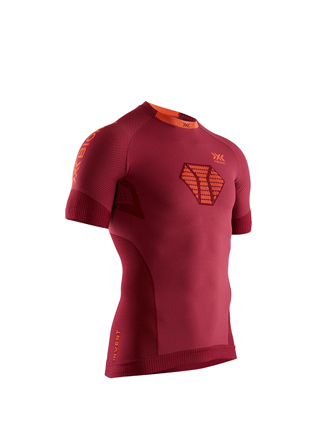 X-Bionic Invent 4.0 Running Shirt Sh Sl Renkli Kısa Kollu Erkek Koşu Tişörtü