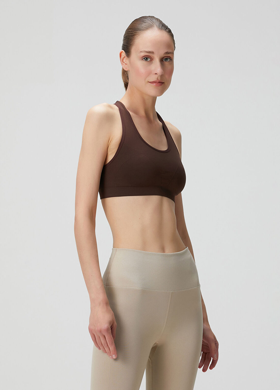 Glo Studio Rome Seamless Mocha Kadın Bra Spor Sütyeni