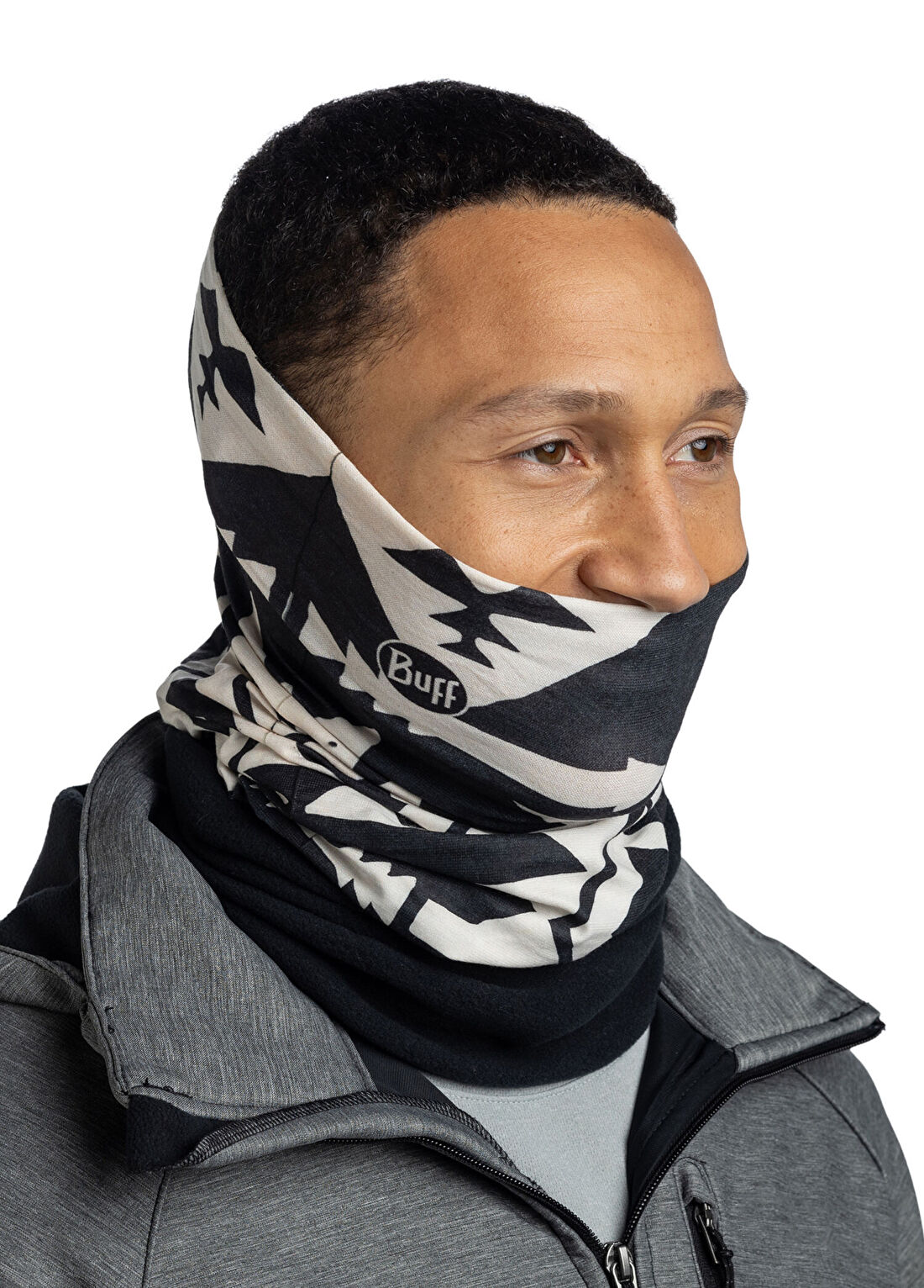 Buff Skar Polar Black Unisex Boyunluk görsel 3