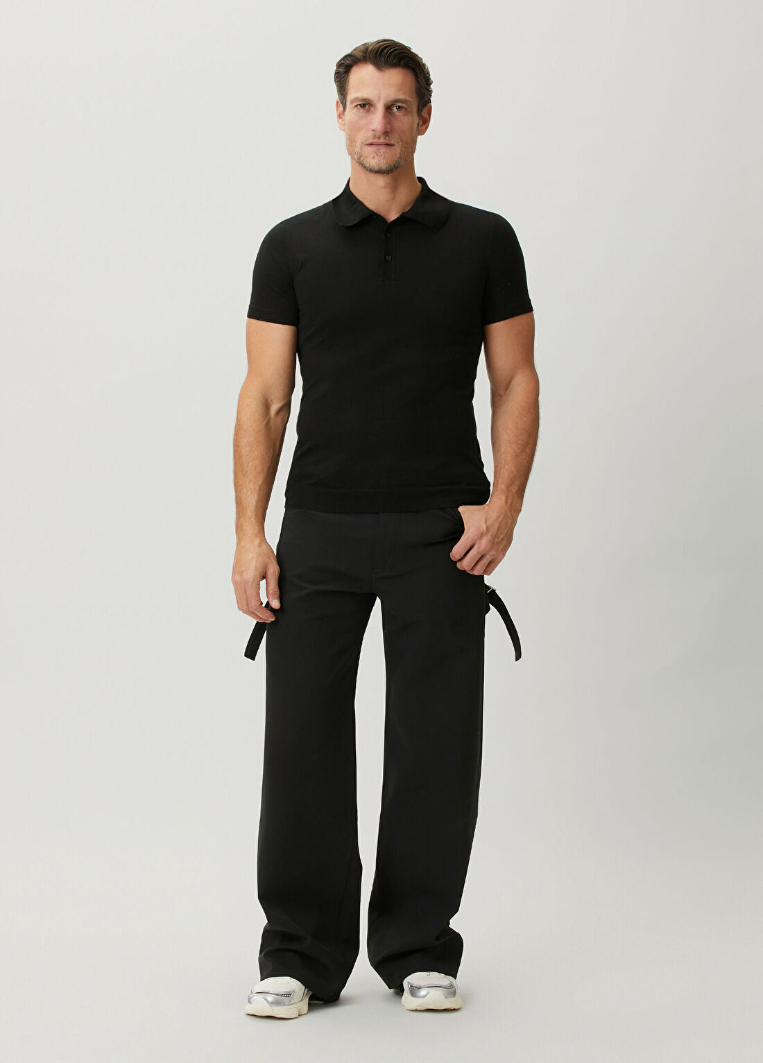 Heliot Emil Alae Siyah Polo T-shirt