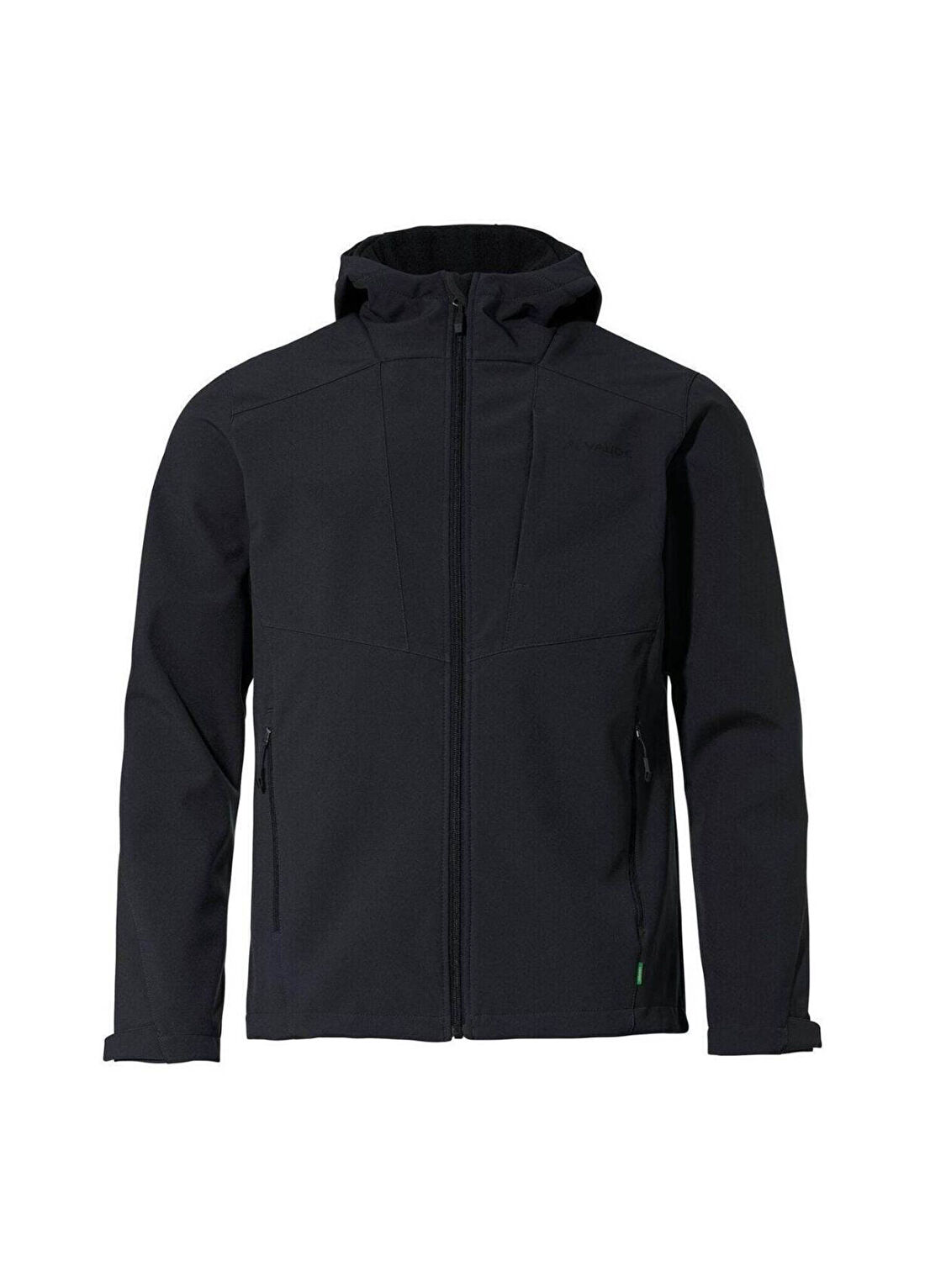 Vaude Cyclone Siyah Softshell Kapüşonlu Erkek Spor Ceket