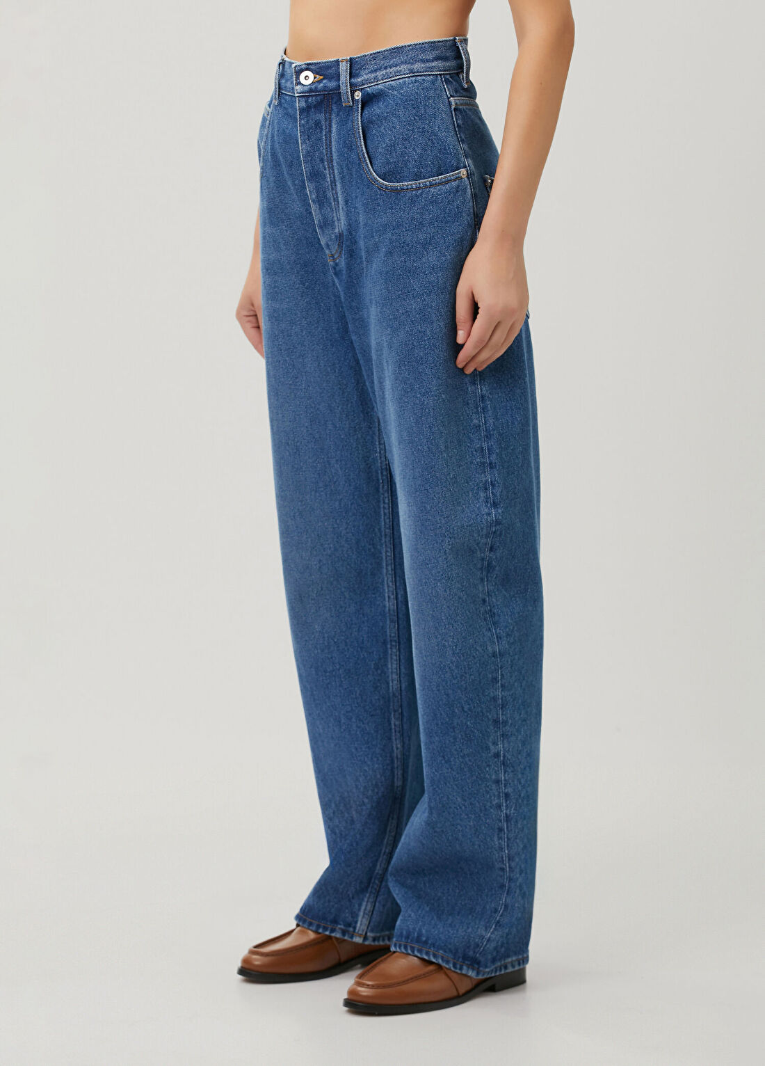 Bottega Veneta Mavi Jean Pantolon görsel 2
