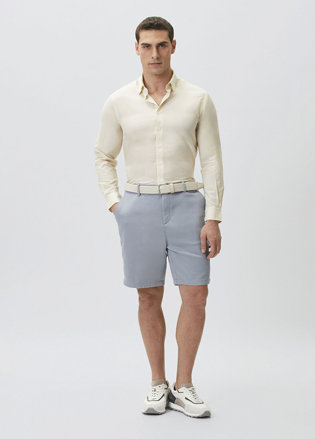 Network Slim Fit Cotton Gömlek görsel 2